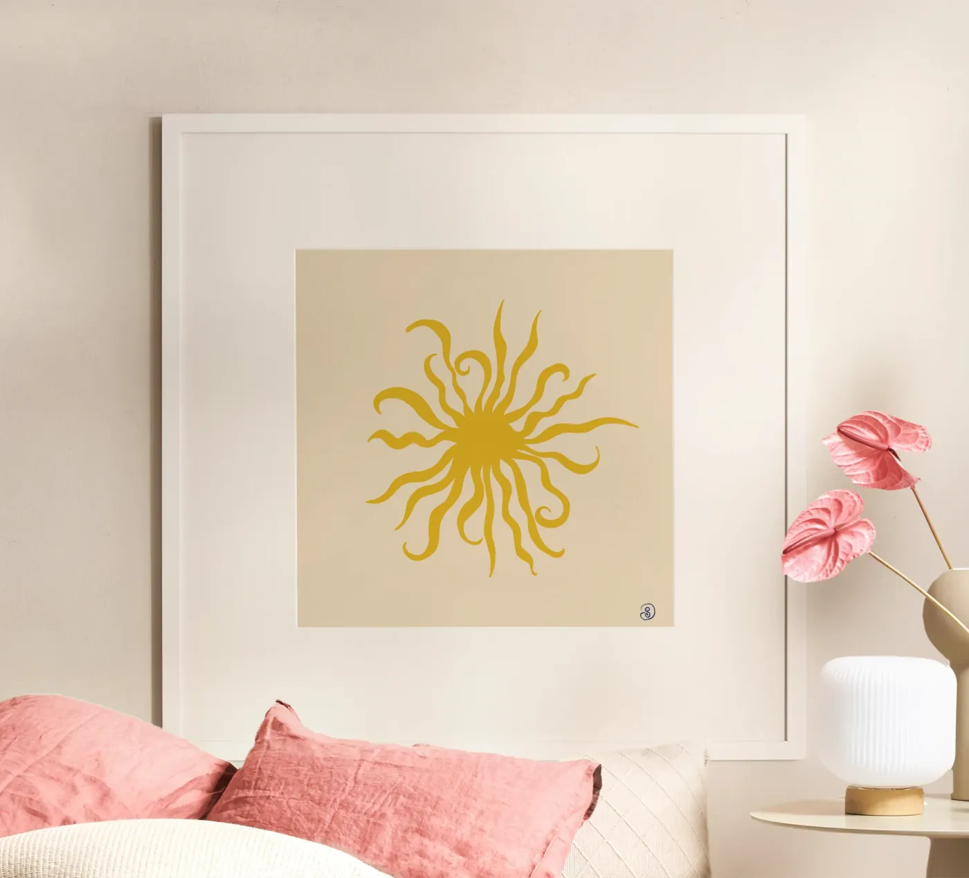 SUN CREATURE poster van Sandra Poliakov