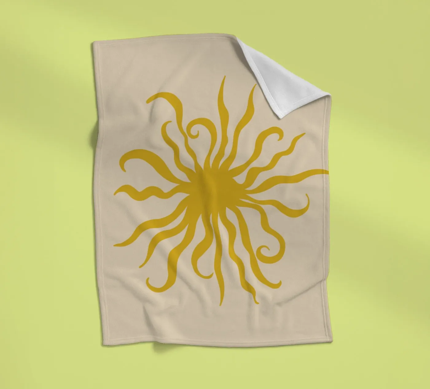 SUN CREATURE Fleecedecke von Sandra Poliakov