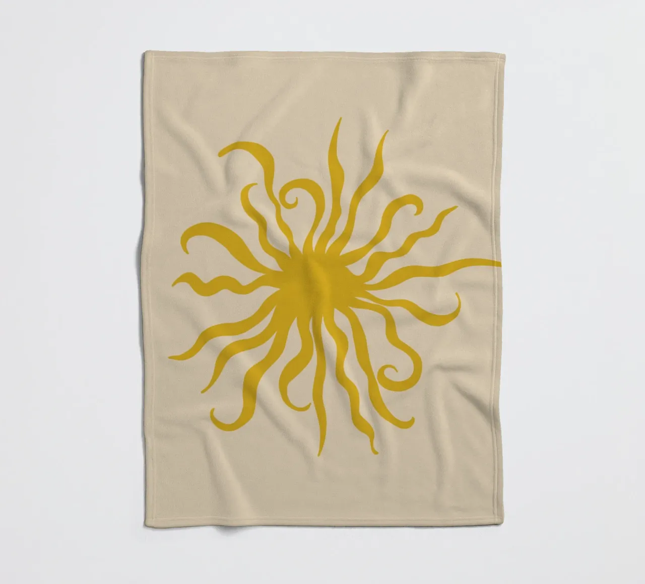 SUN CREATURE Fleecedecke von Sandra Poliakov