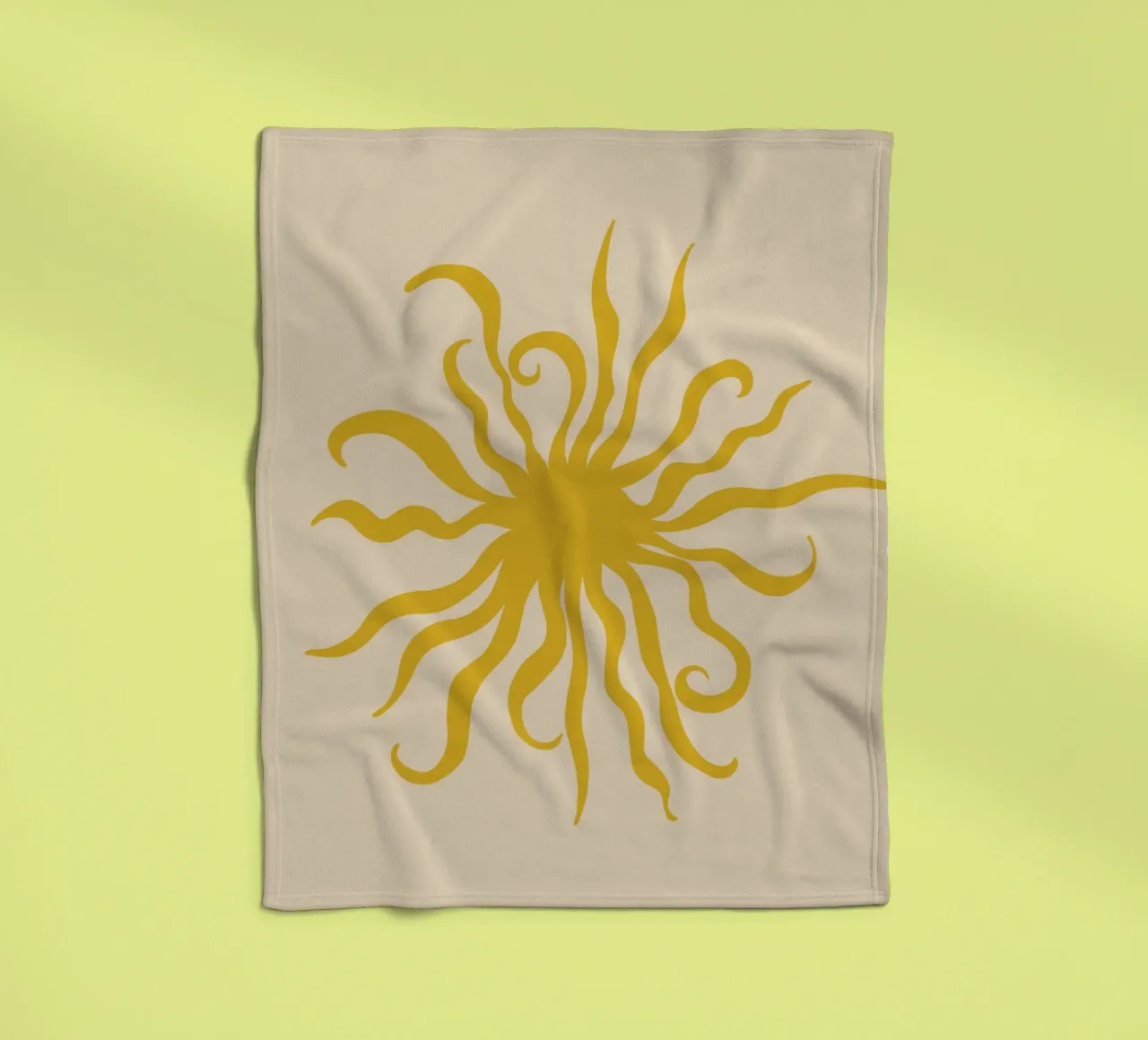 SUN CREATURE Fleecedecke von Sandra Poliakov