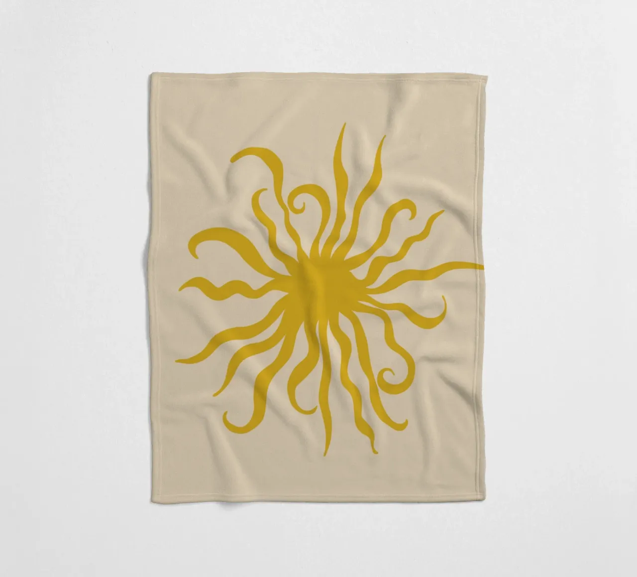 SUN CREATURE Fleecedecke von Sandra Poliakov