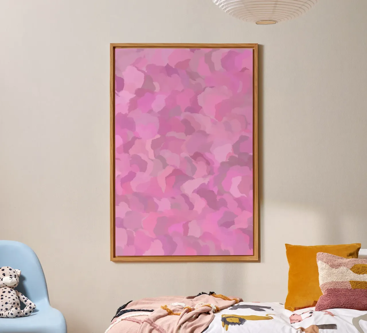 Camouflage rose alu dibond de Carinaprint