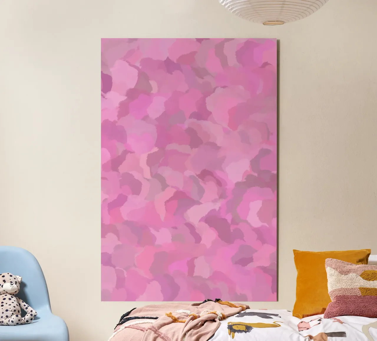 Camouflage rose alu dibond de Carinaprint