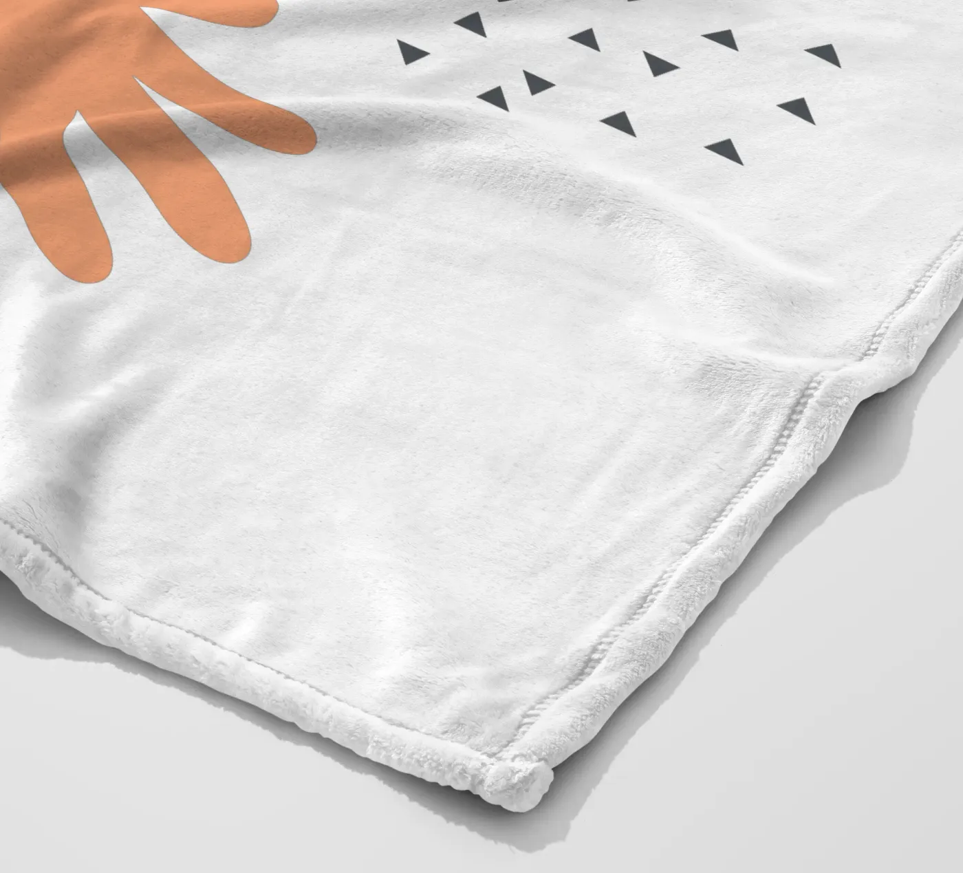 hands plaid polaire de natural neutral