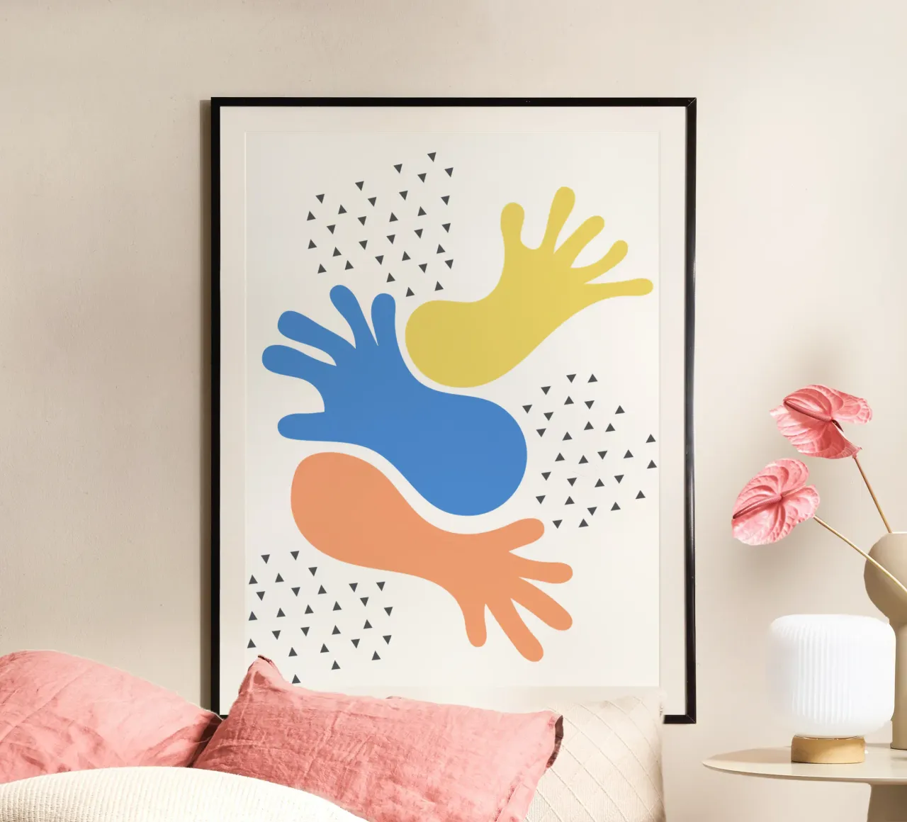 hands poster da natural neutral