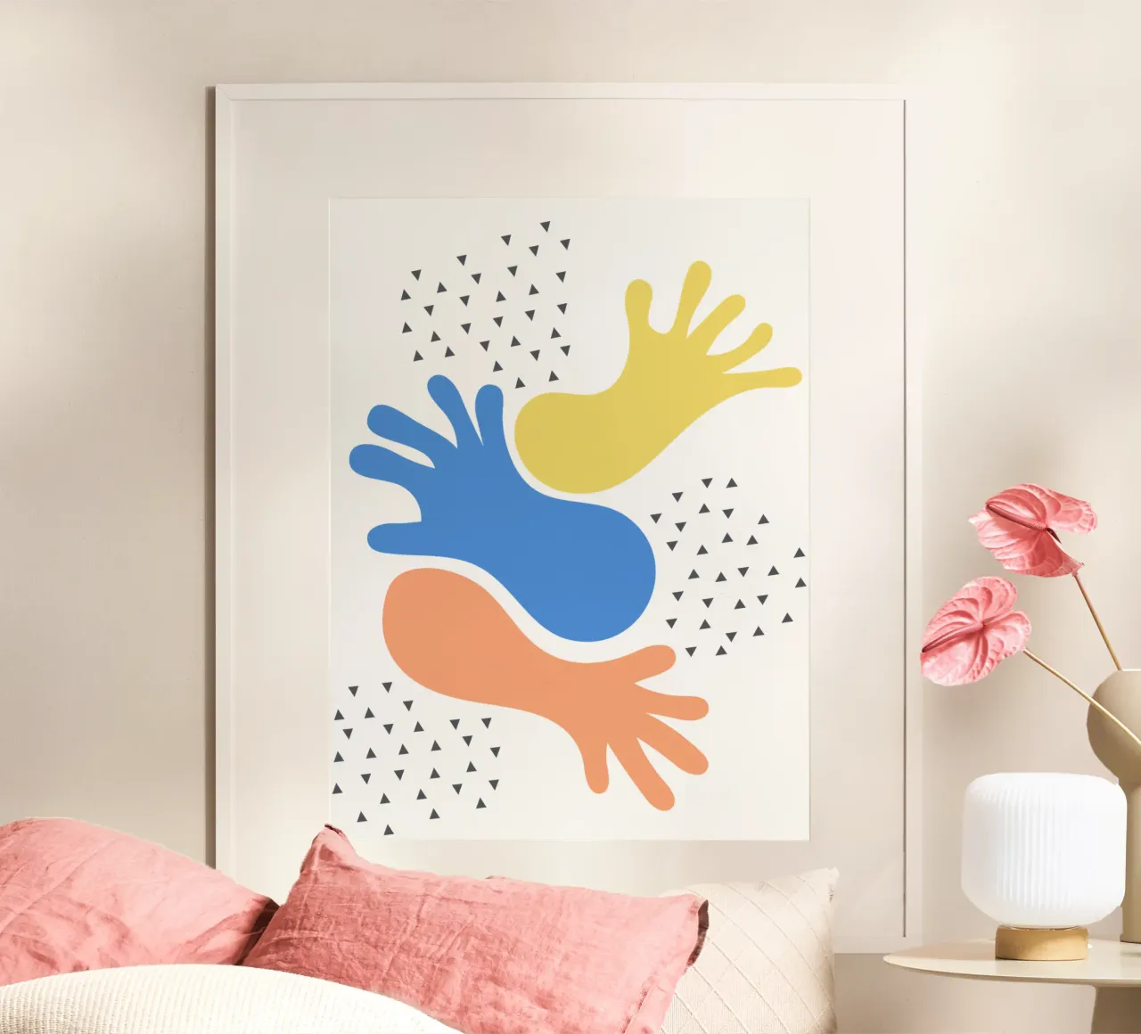 hands poster da natural neutral