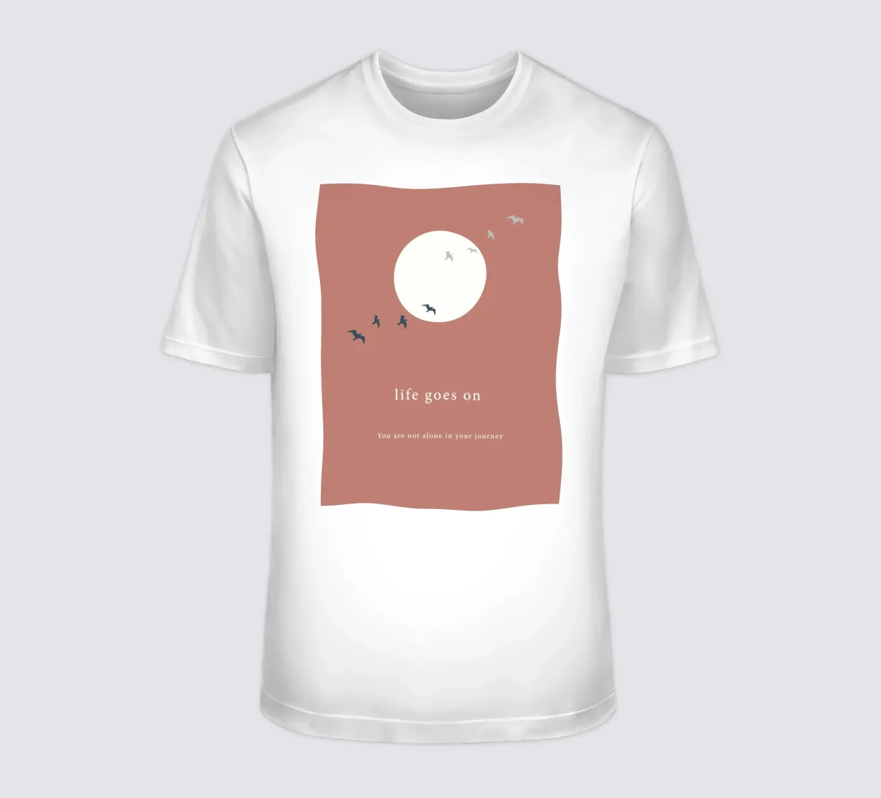 life goes on t-shirt da natural neutral