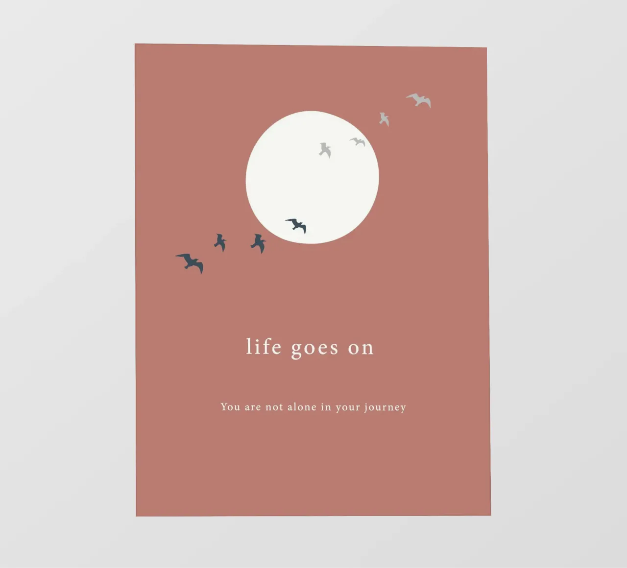 life goes on telo in pvc da natural neutral