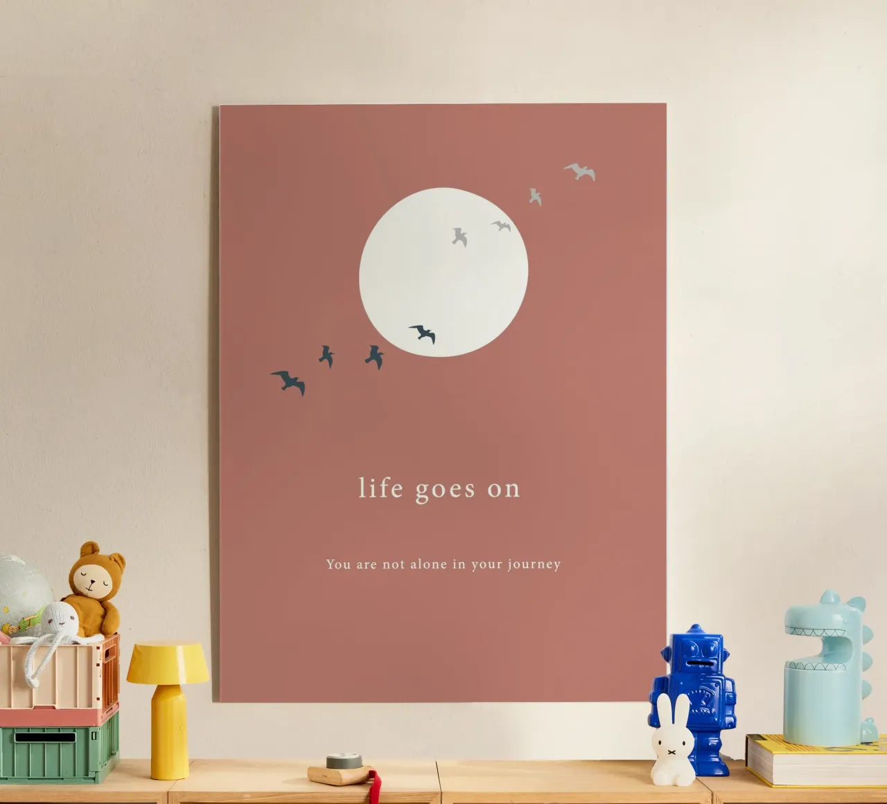 life goes on plexiglass da natural neutral