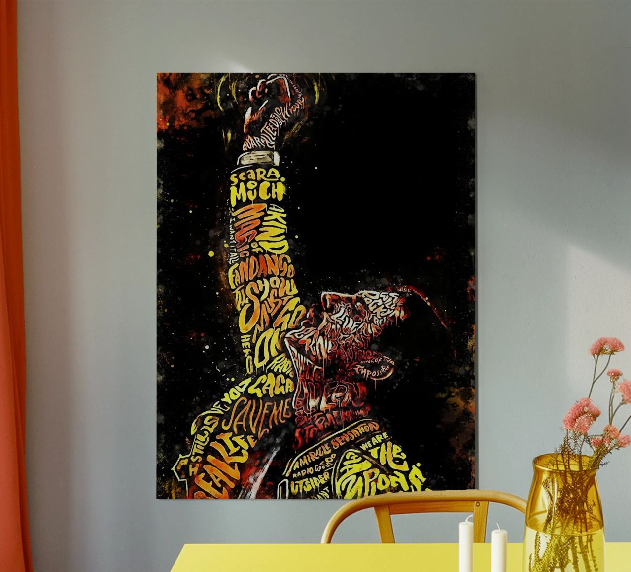Freddie Mercury queen band Poster von music soul