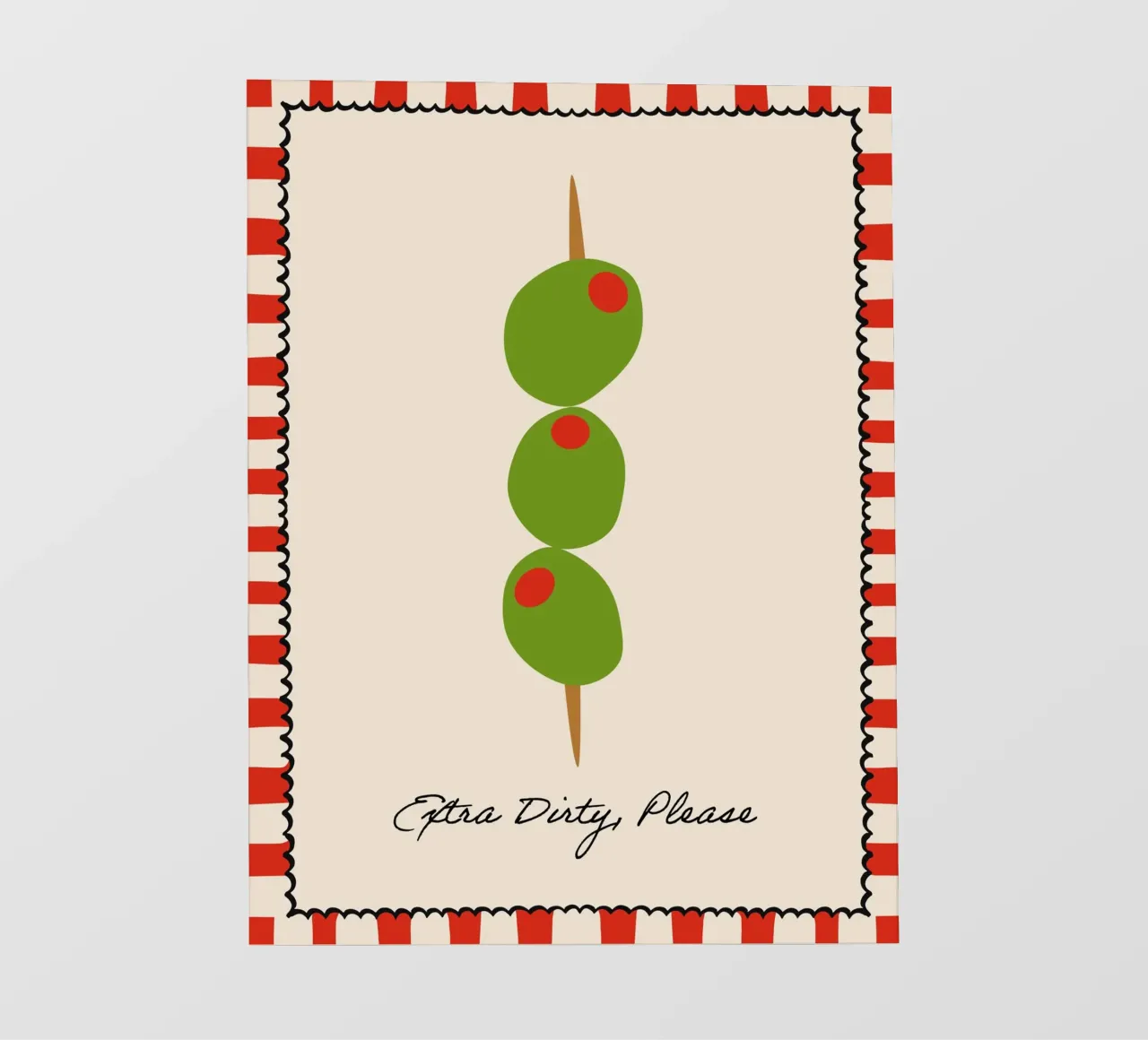 Olive Art, Extra Dirty Please pellicola backlit da Peaches Art Prints