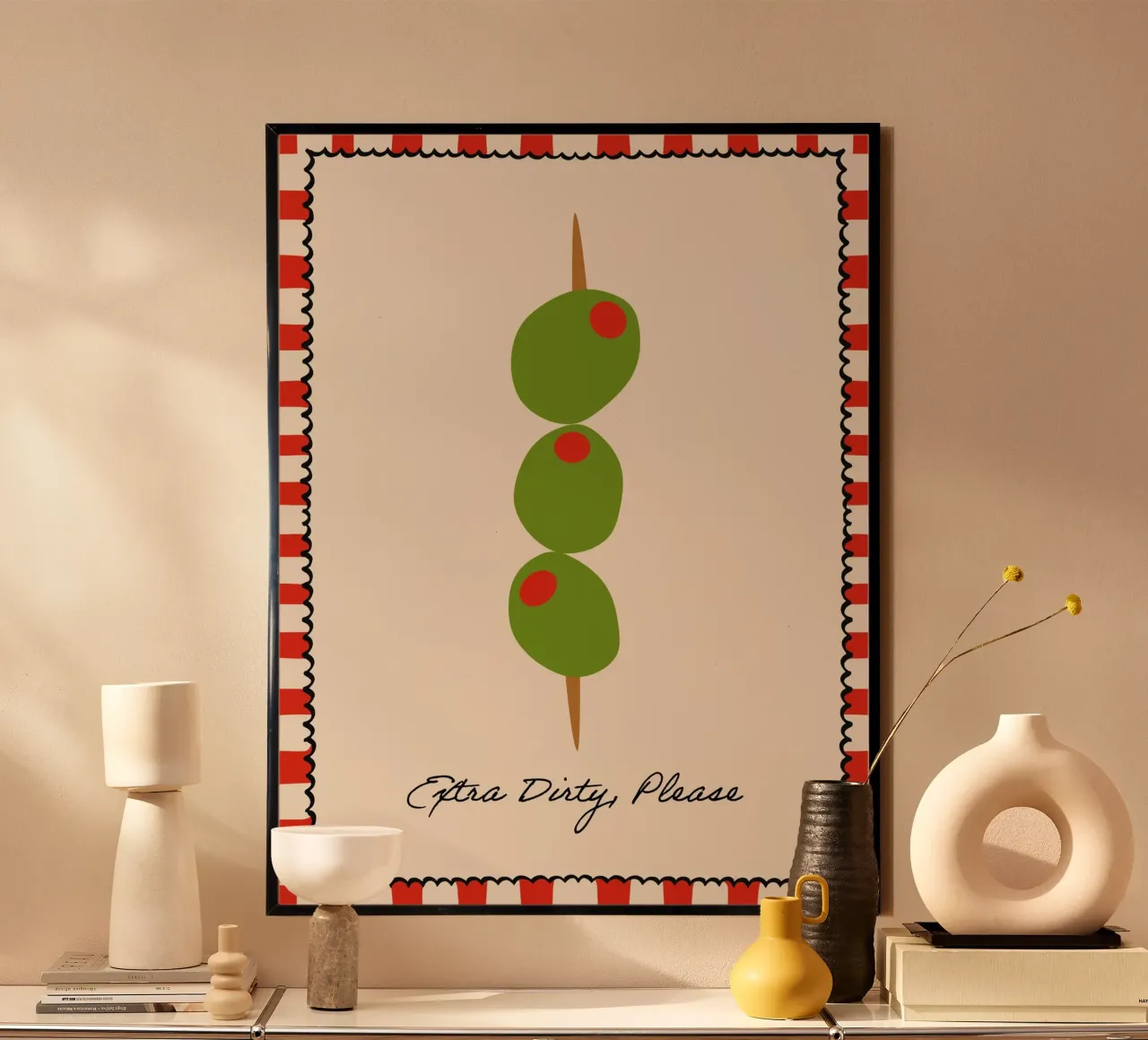 Olive Art, Extra Dirty Please carta hahnemühle da Peaches Art Prints