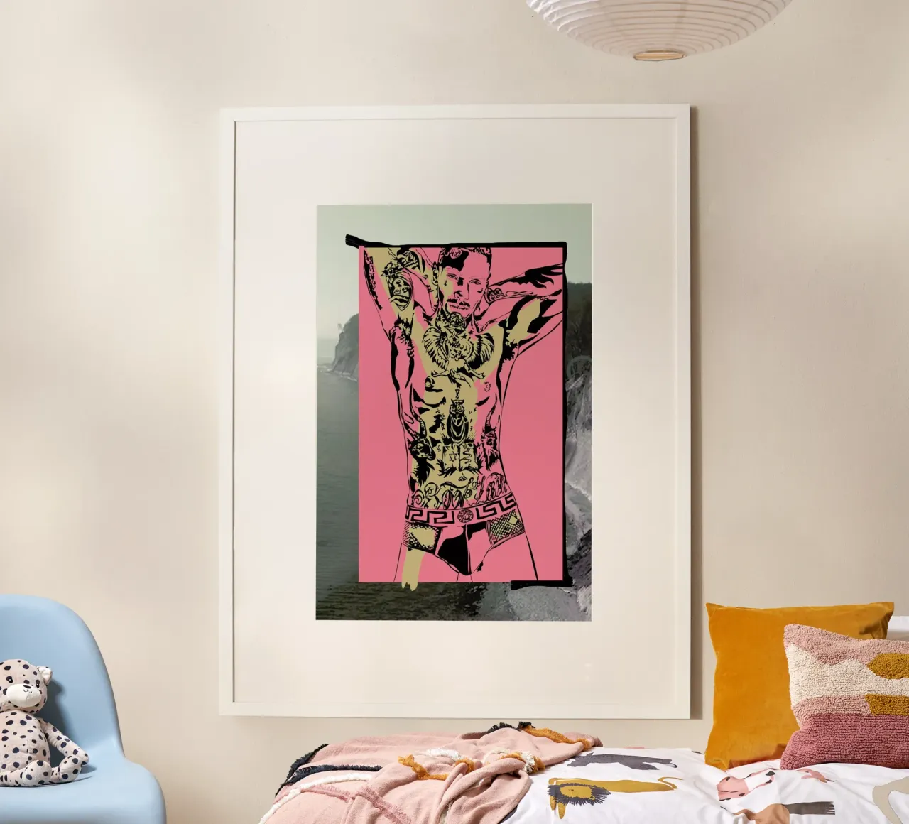 Boys Will Be Boys 3 poster con telaio in legno da Marcell Naubert
