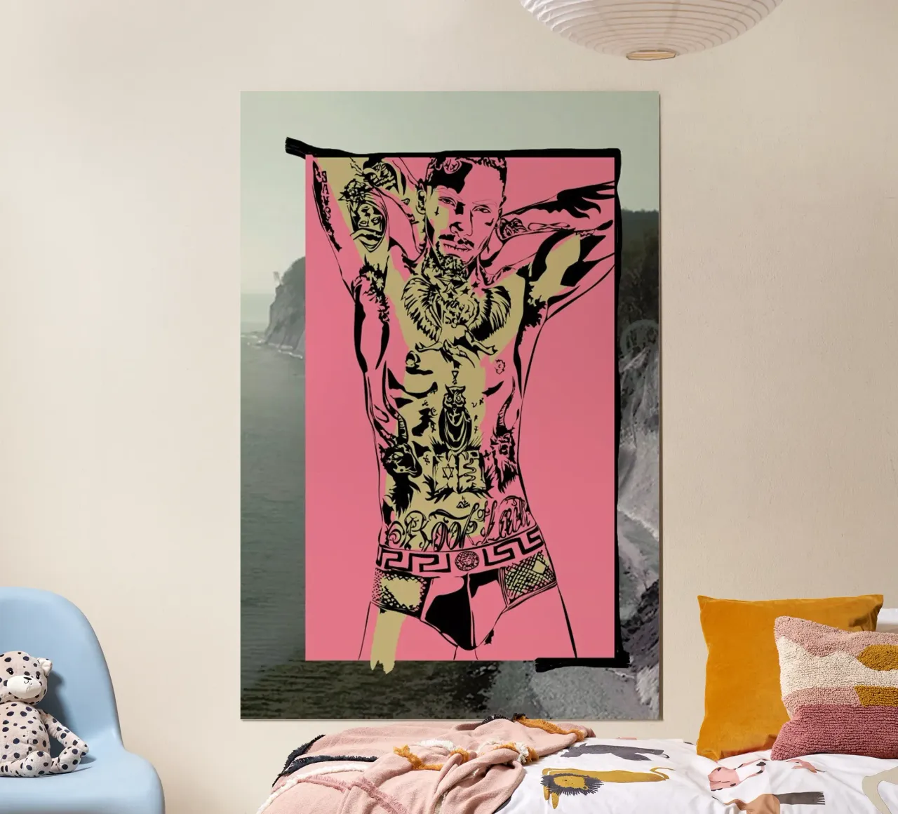 Boys Will Be Boys 3 poster con telaio in legno da Marcell Naubert