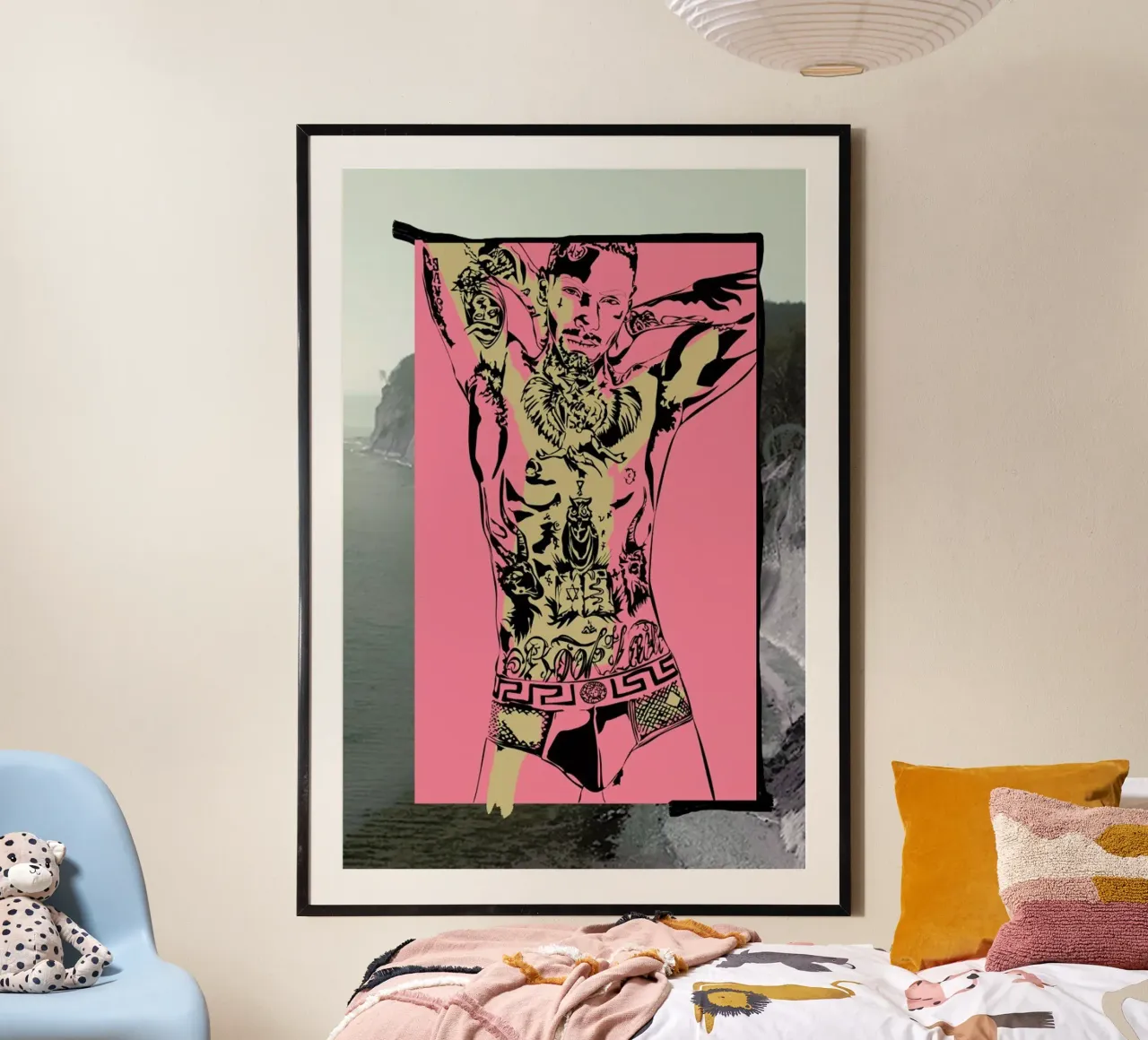 Boys Will Be Boys 3 poster con telaio in legno da Marcell Naubert