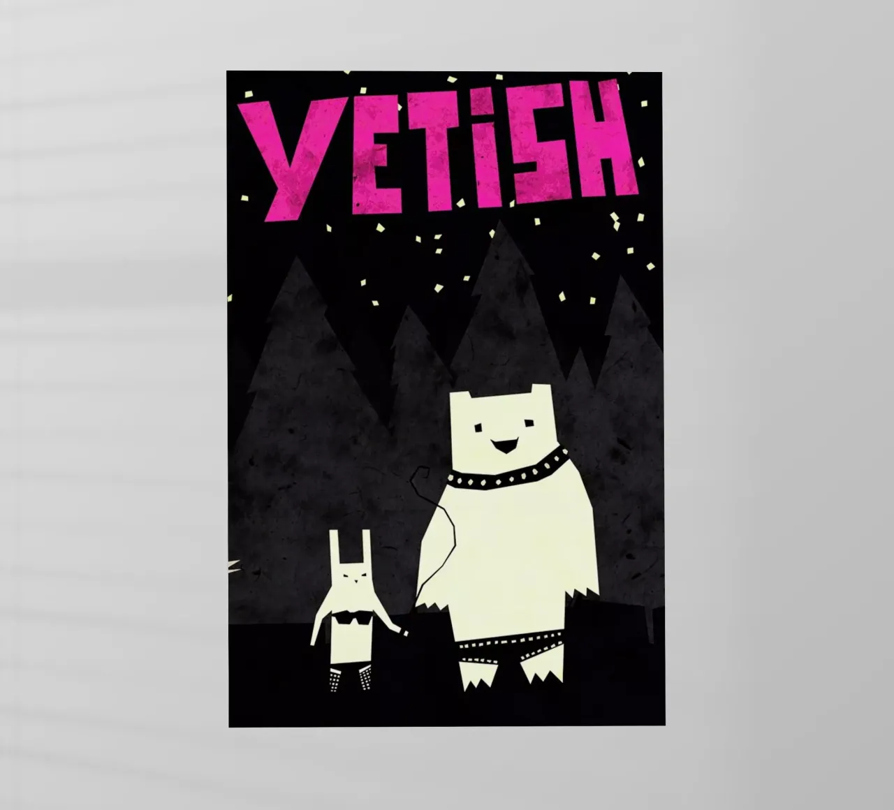 Yetish backlit folie van Yetiland