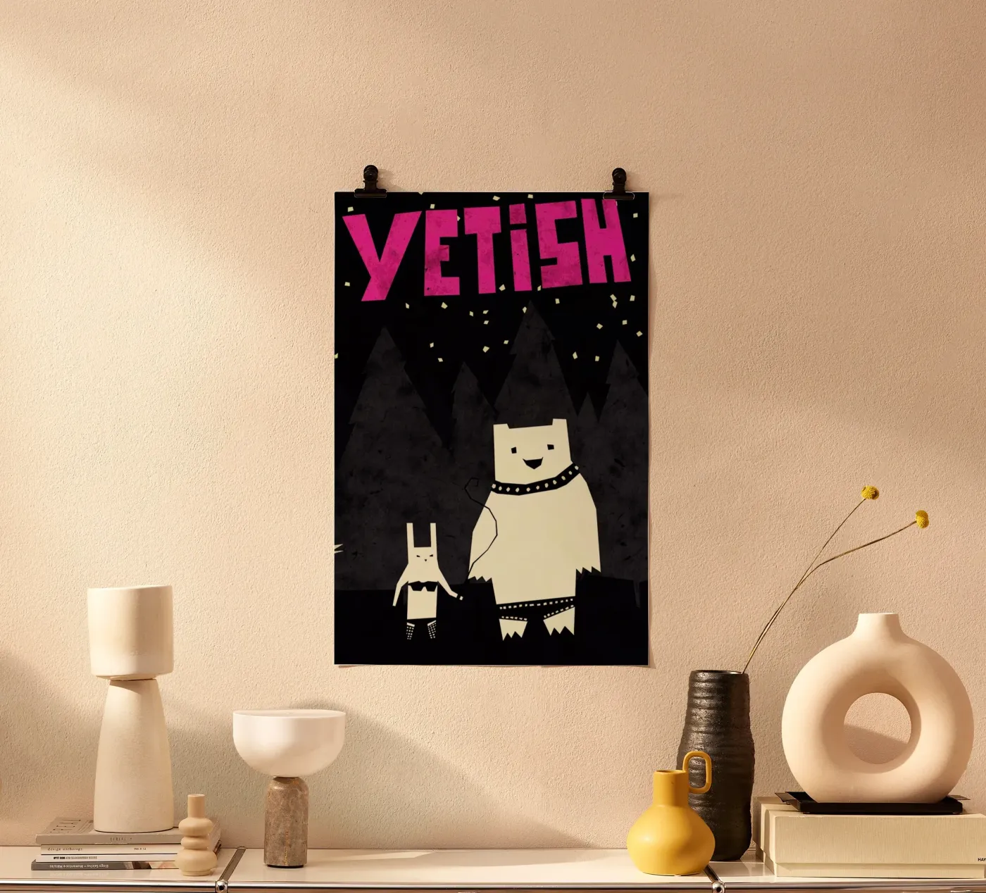 Yetish poster van Yetiland