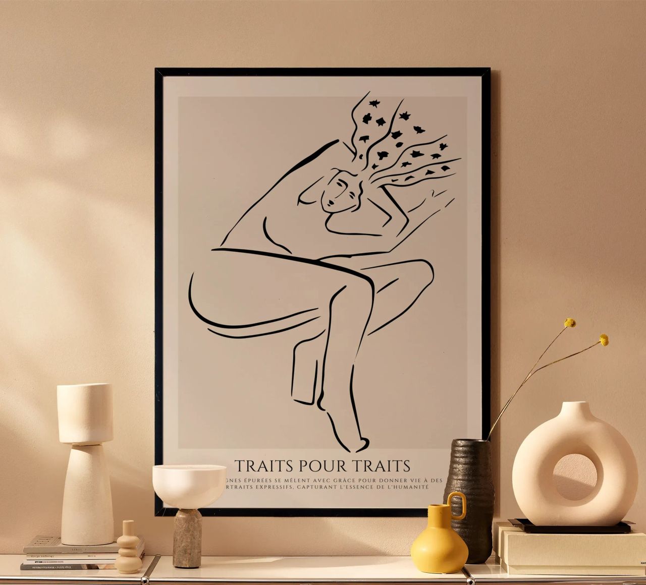 Weibliche Skizze Poster von RS LAB STUDIO