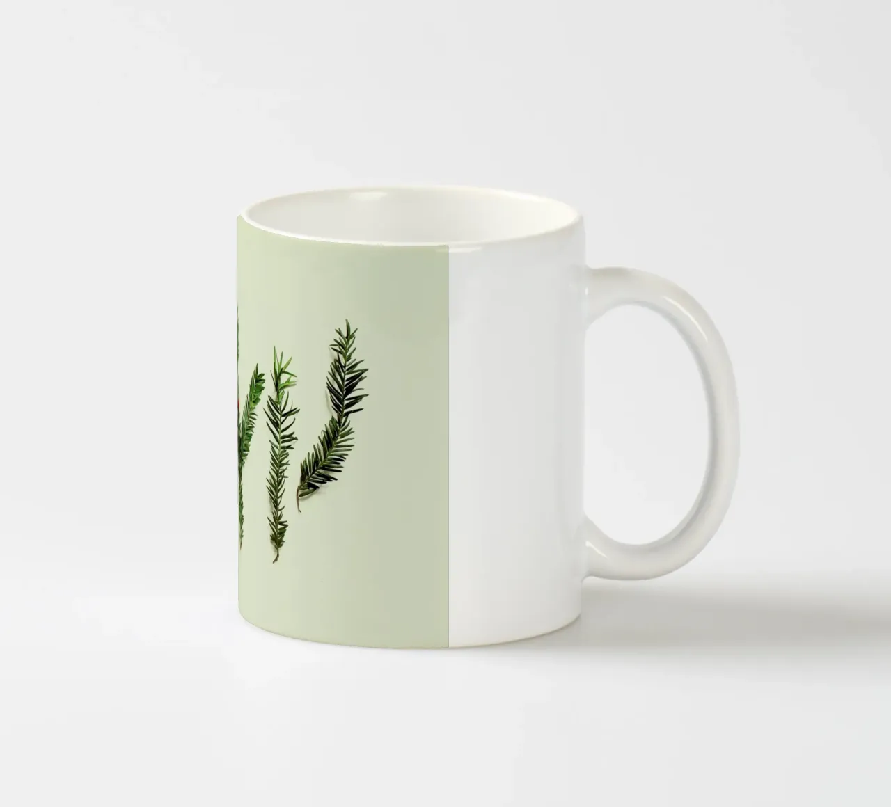 COMPOSIZIONE FOGLIE III tazza in ceramica da Elena Veronese
