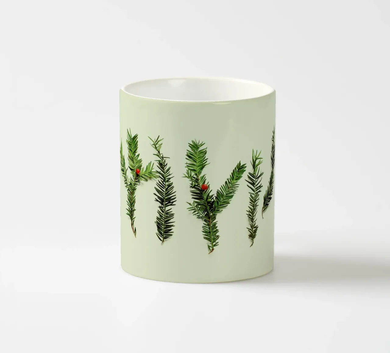 COMPOSIZIONE FOGLIE III tazza in ceramica da Elena Veronese