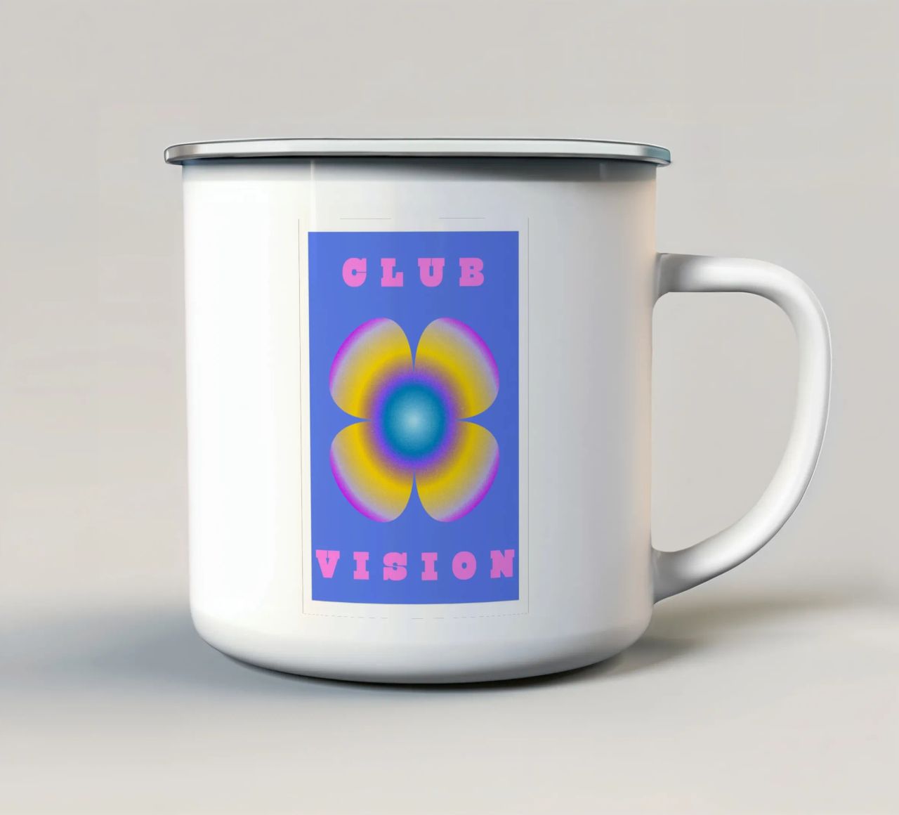 Visione del club tazza in smalto da RS LAB STUDIO