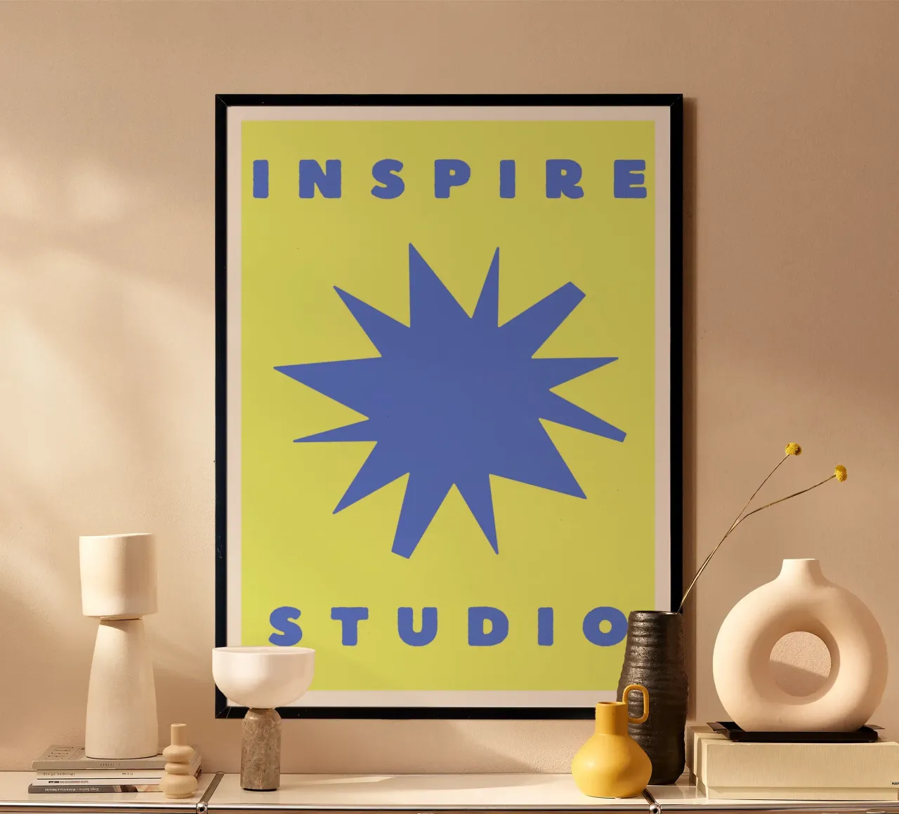 Studio Inspire poster con telaio in plastica da RS LAB STUDIO