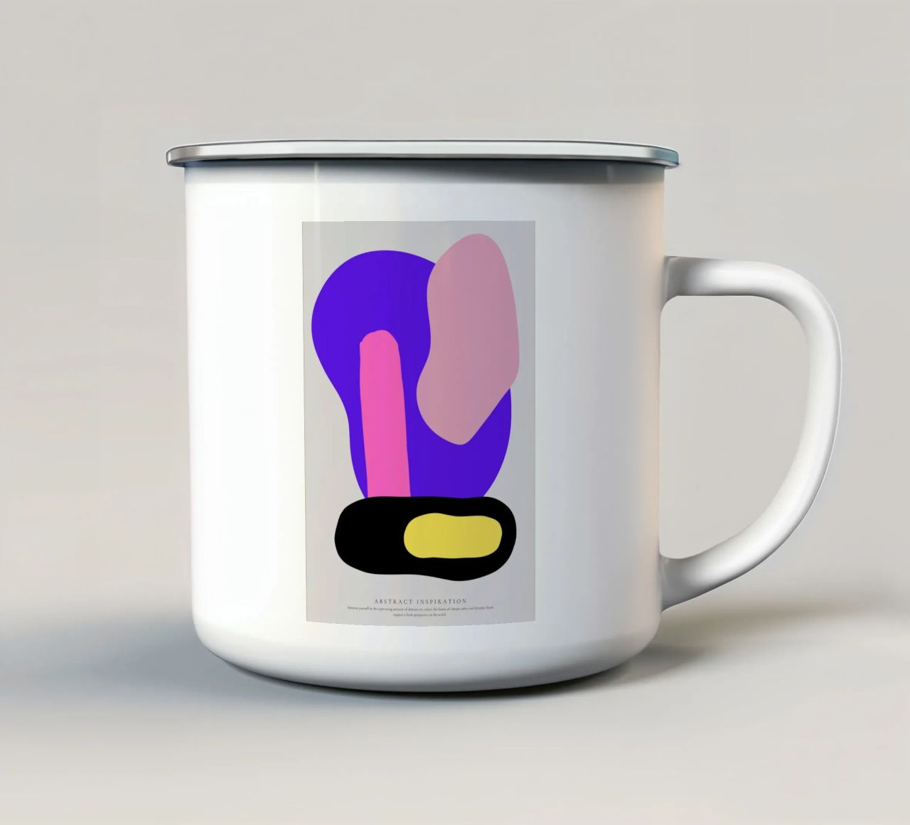 Journey of Reflection enamel mug by RS LAB STUDIO