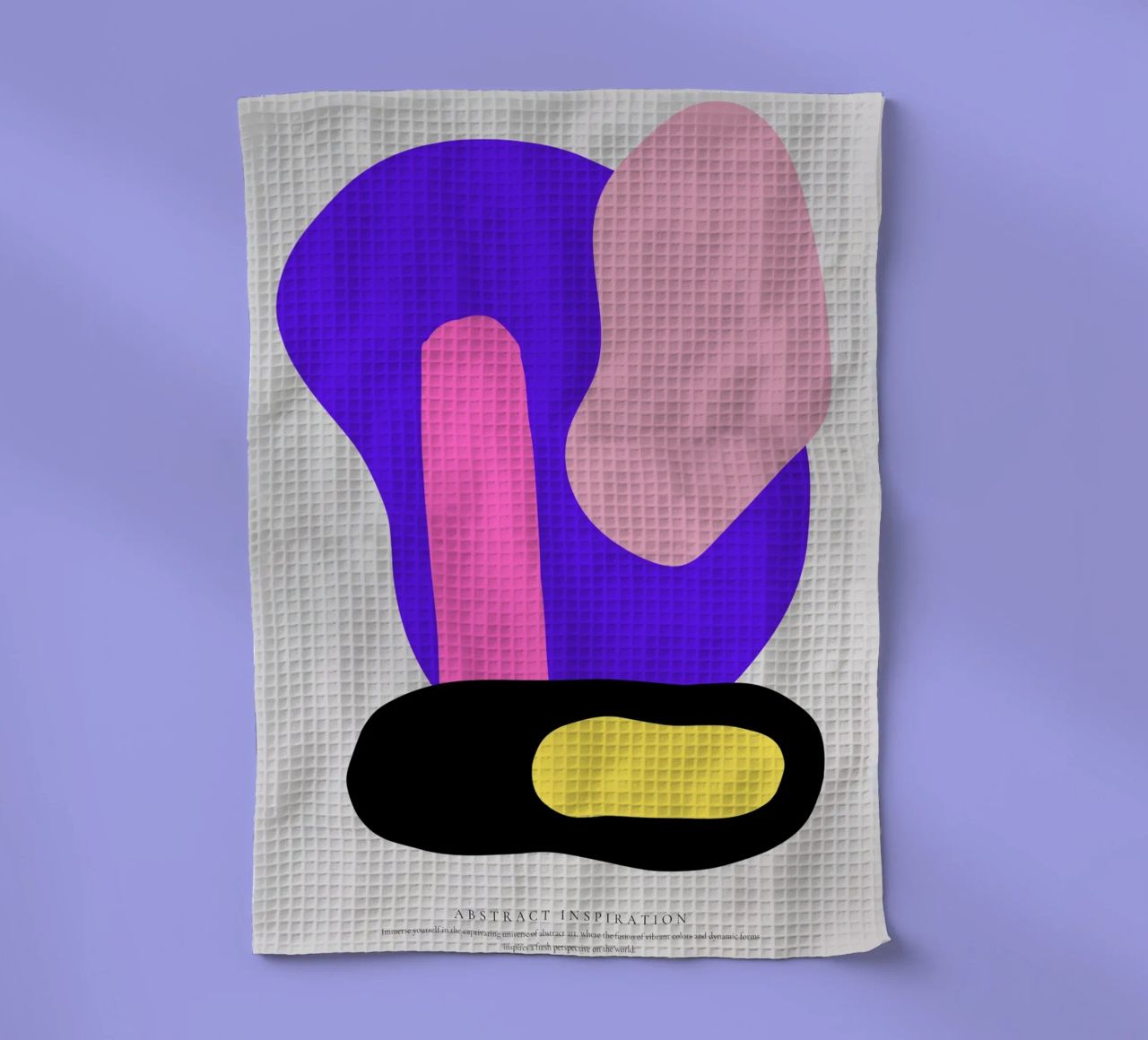 Journey of Reflection tea towel by RS LAB STUDIO