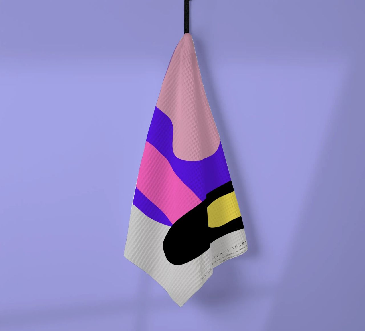 Journey of Reflection tea towel by RS LAB STUDIO