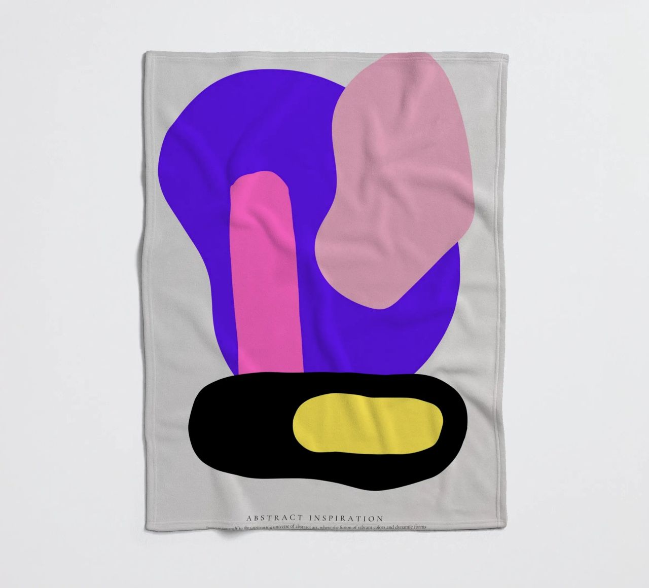 Journey of Reflection fleece blanket by RS LAB STUDIO