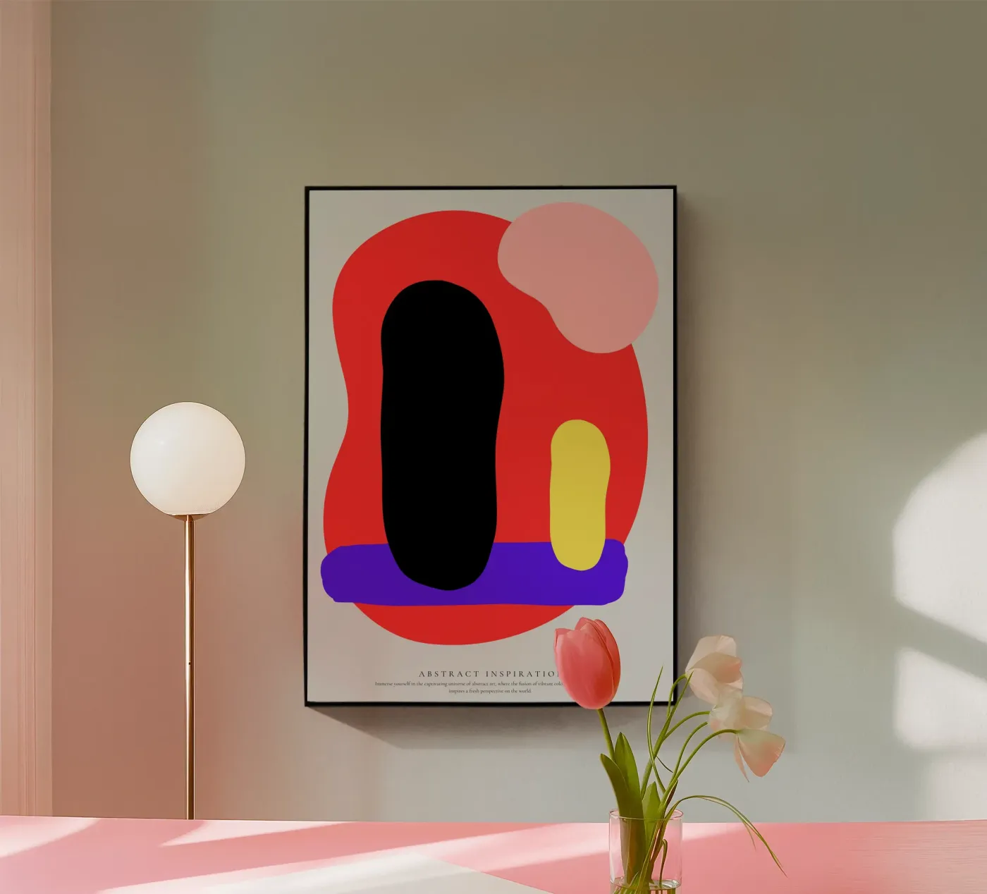 Dancing colors acrylic glass by RS LAB STUDIO