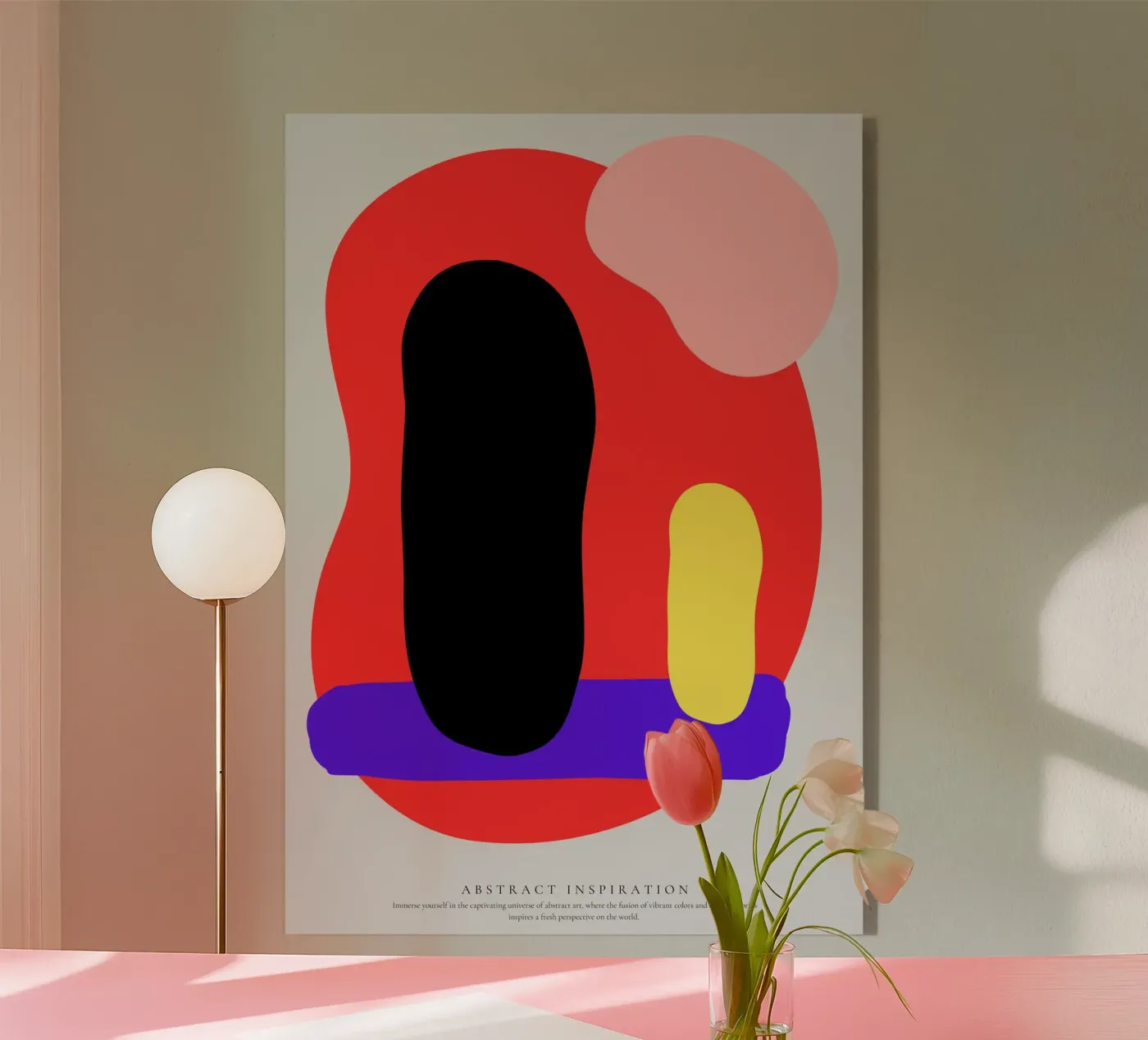 Dancing colors acrylic glass by RS LAB STUDIO