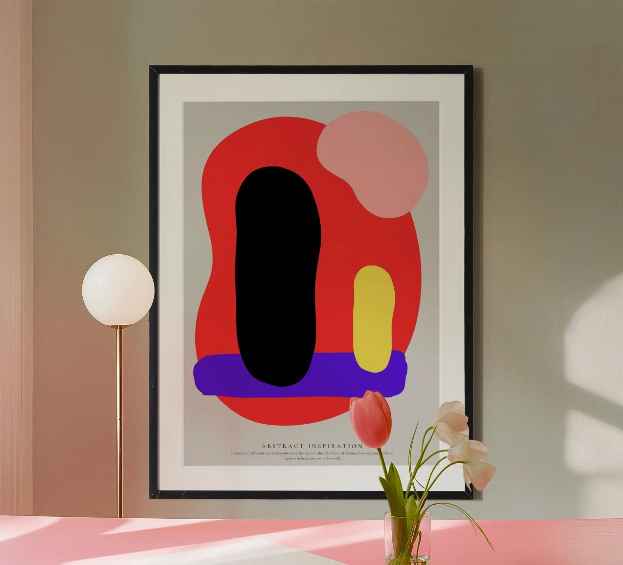 Dansende kleuren poster van RS LAB STUDIO
