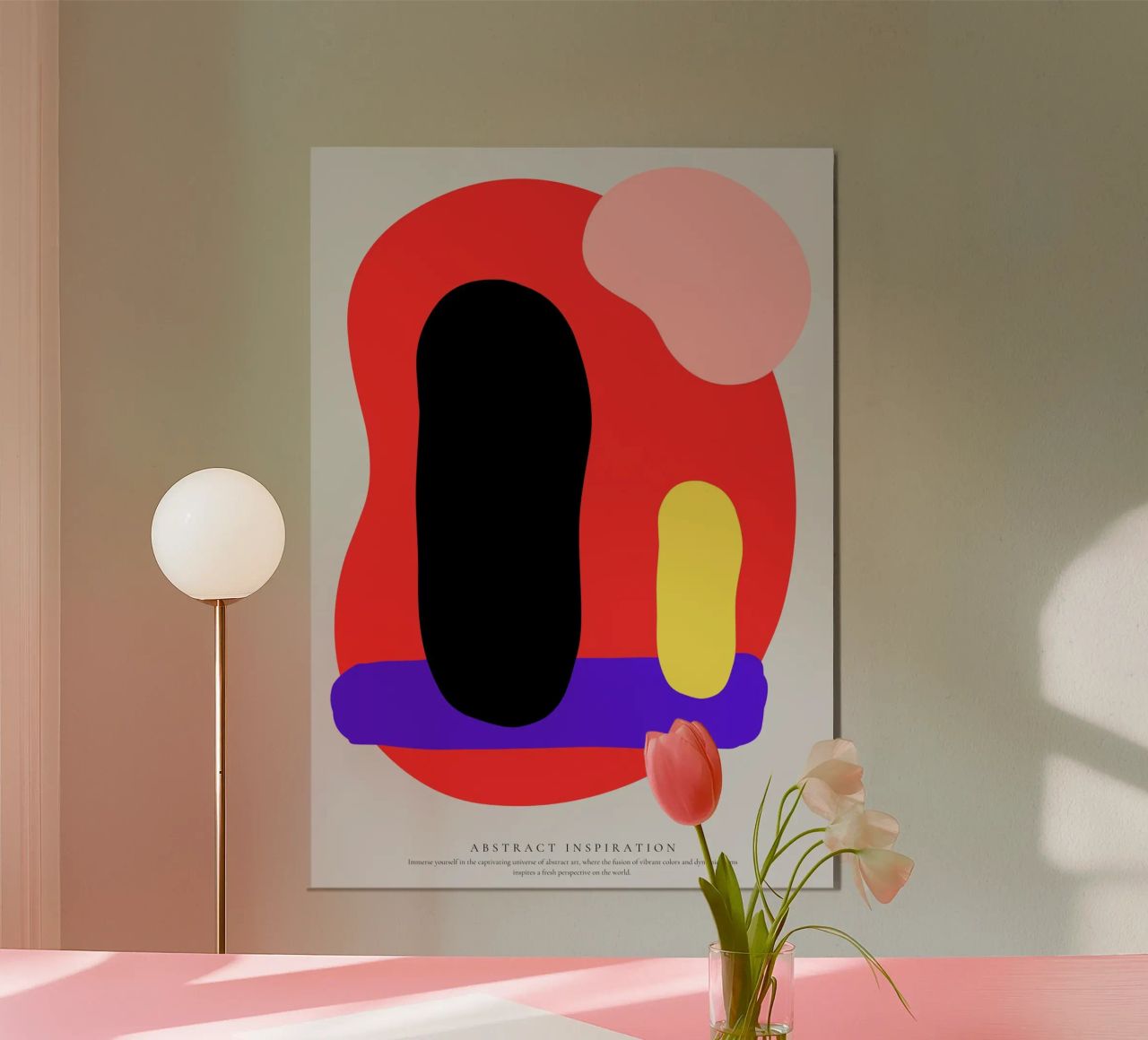 Dansende kleuren poster van RS LAB STUDIO