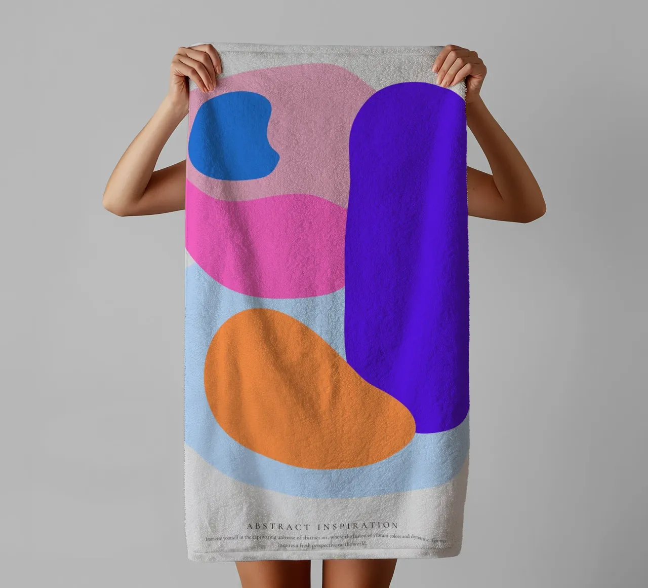 Cosmic Rythms towel by RS LAB STUDIO
