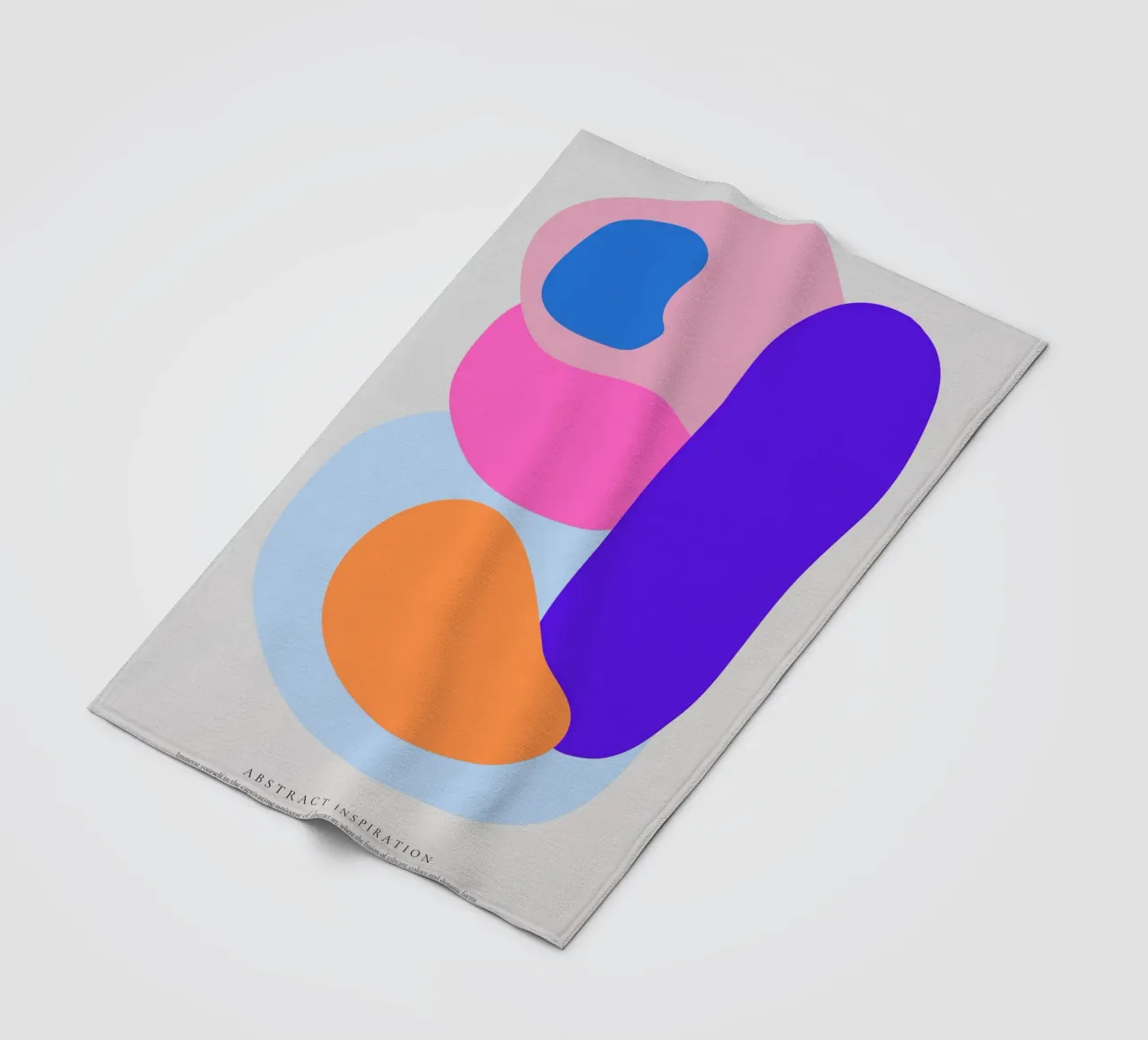 Cosmic Rythms fleece blanket by RS LAB STUDIO