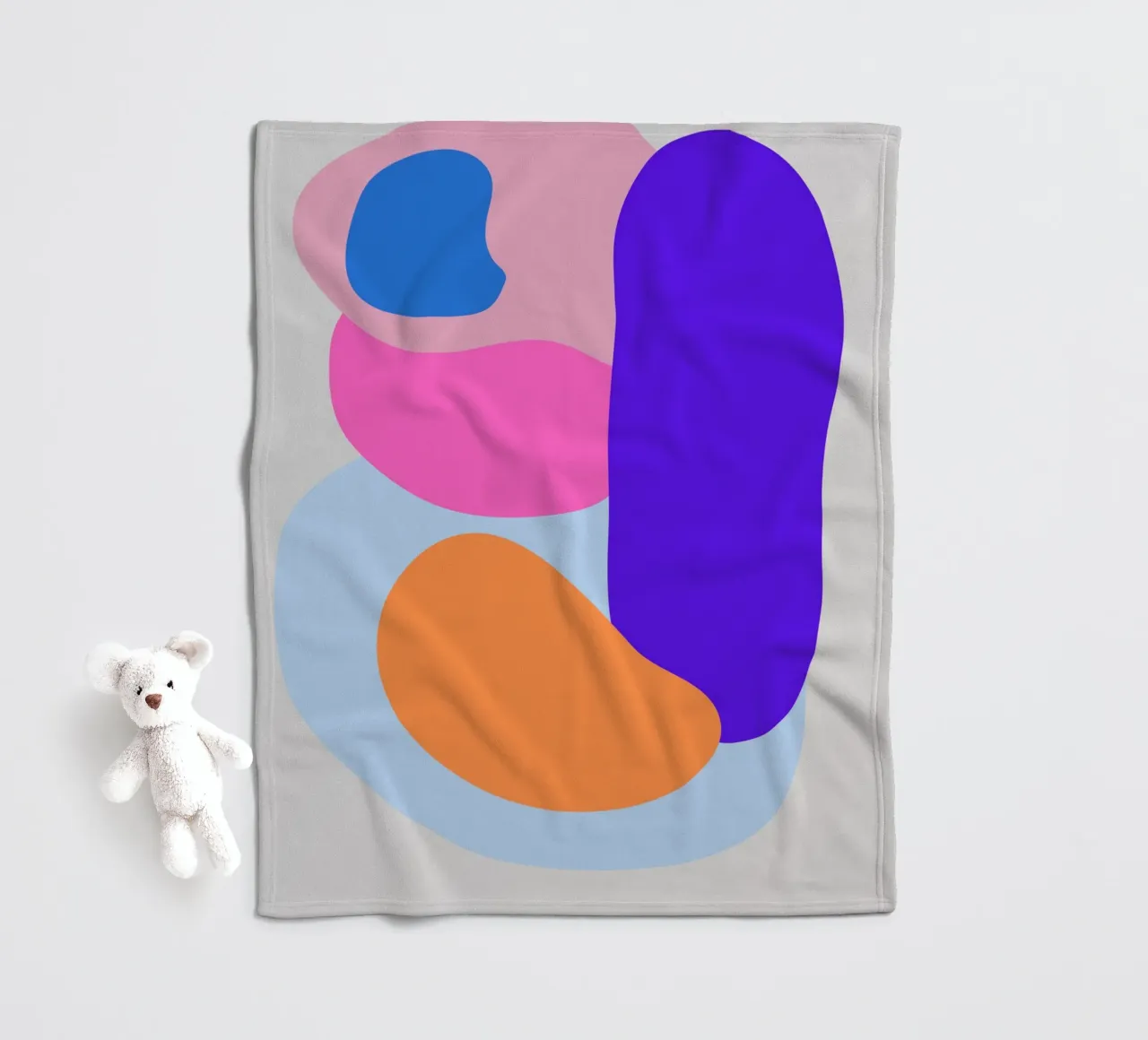 Cosmic Rythms fleece blanket by RS LAB STUDIO