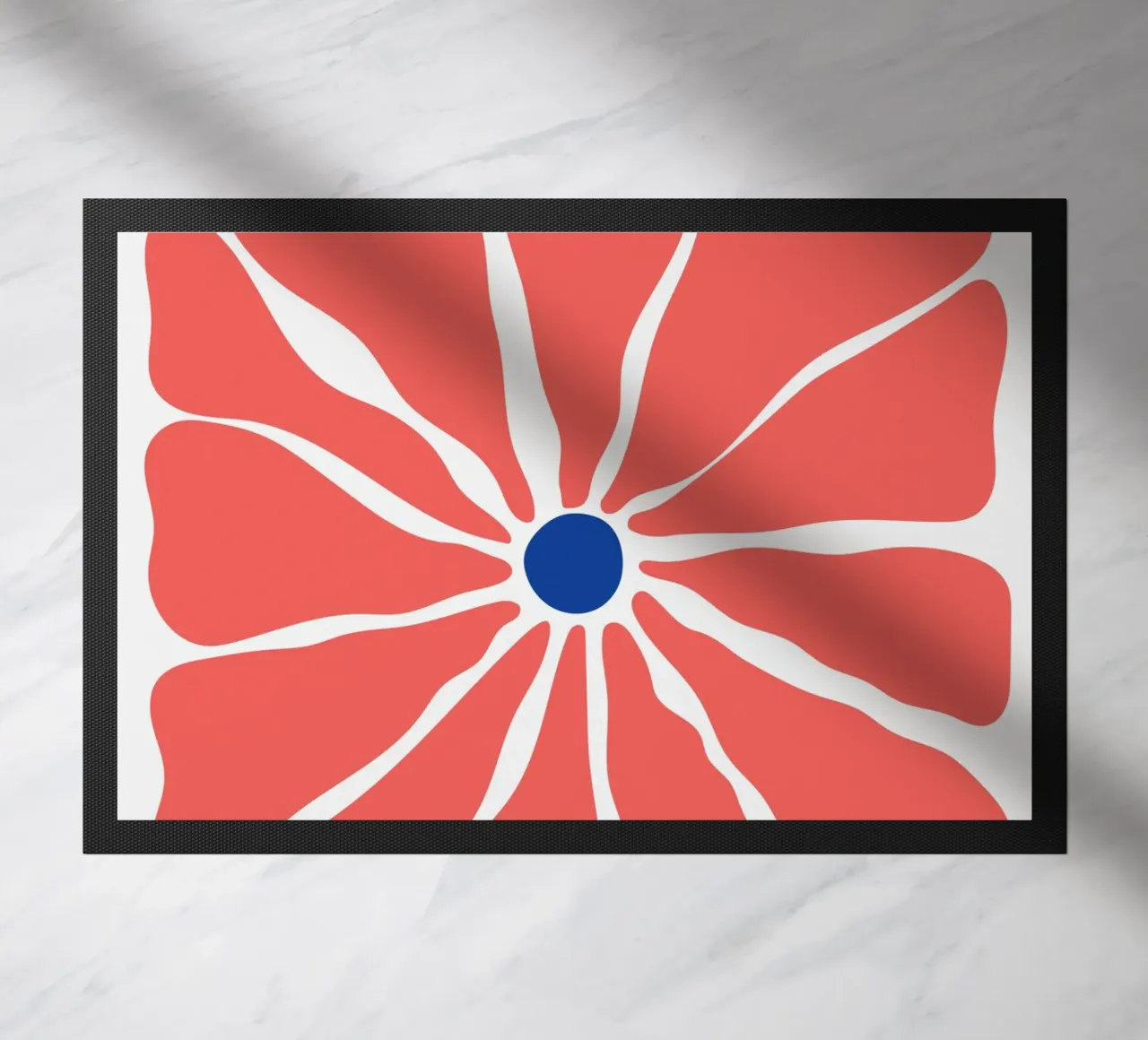 Dancing Flower doormat by RS LAB STUDIO