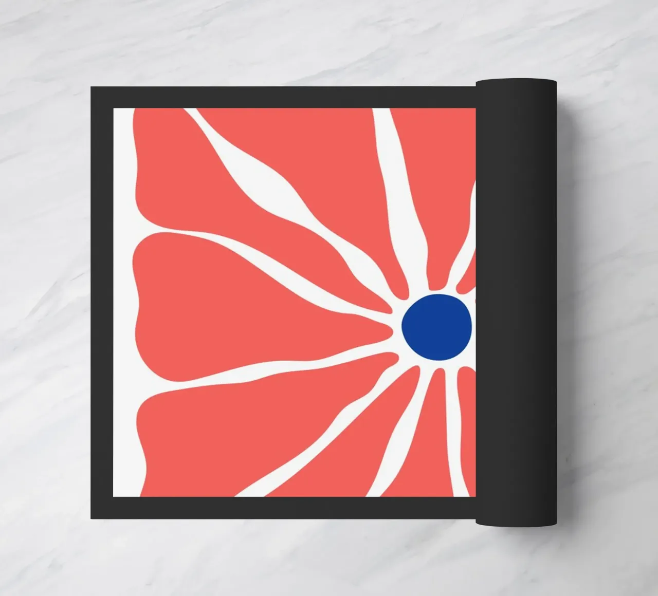 Dancing Flower doormat by RS LAB STUDIO