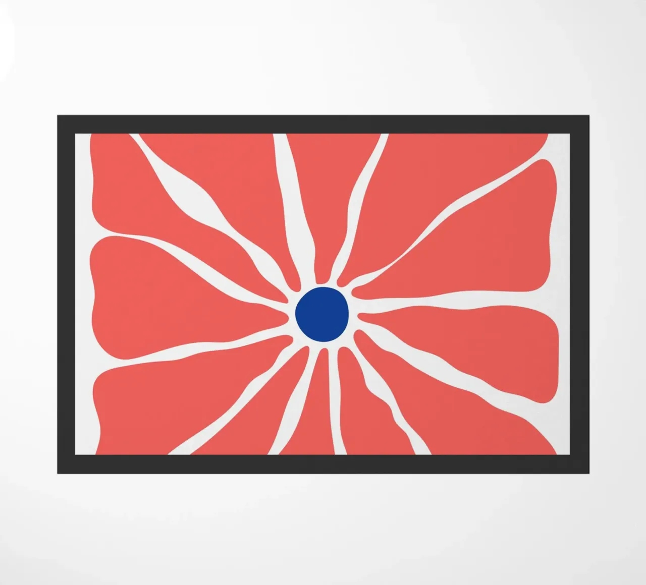 Dancing Flower doormat by RS LAB STUDIO