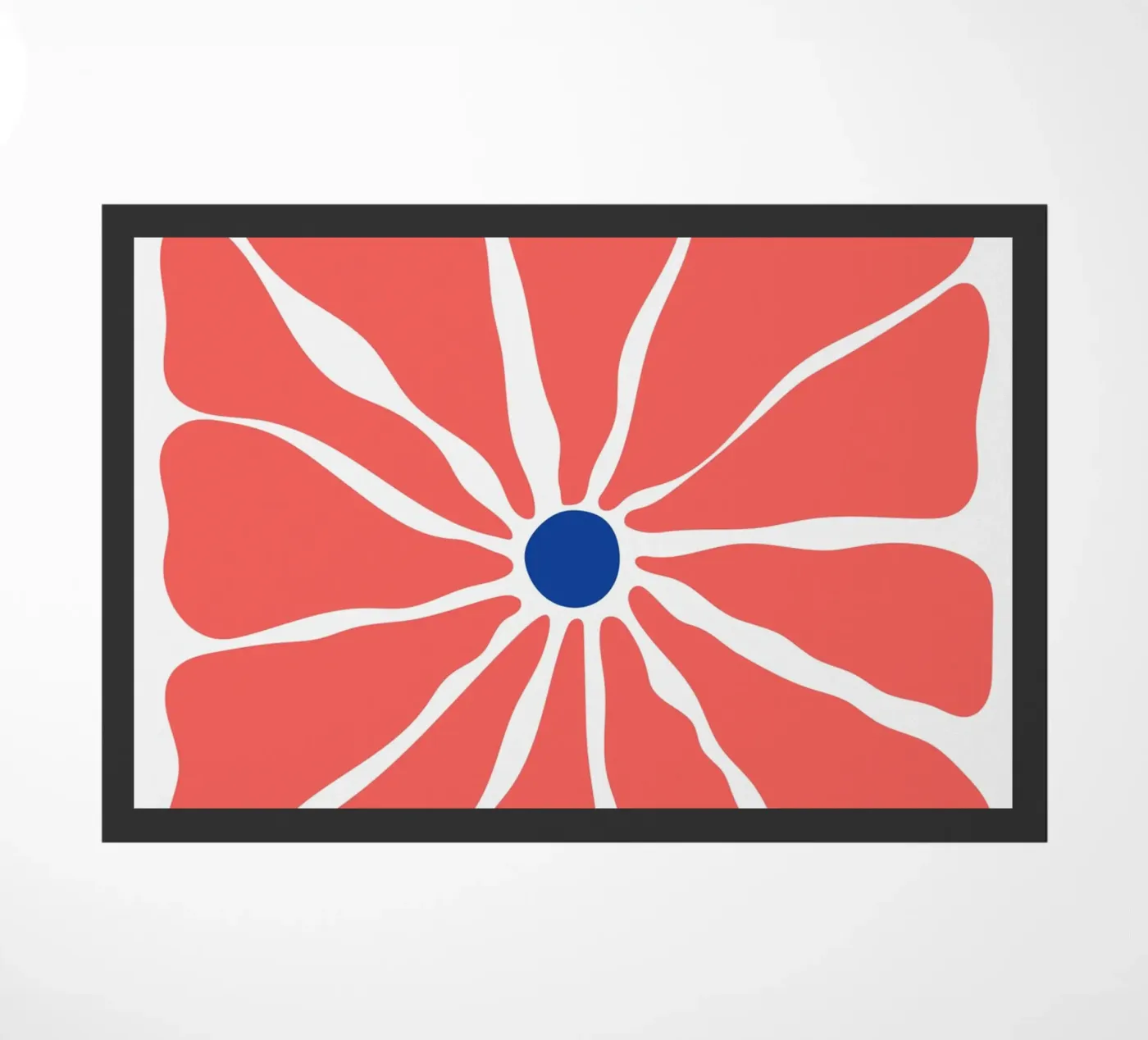 Dancing Flower doormat by RS LAB STUDIO