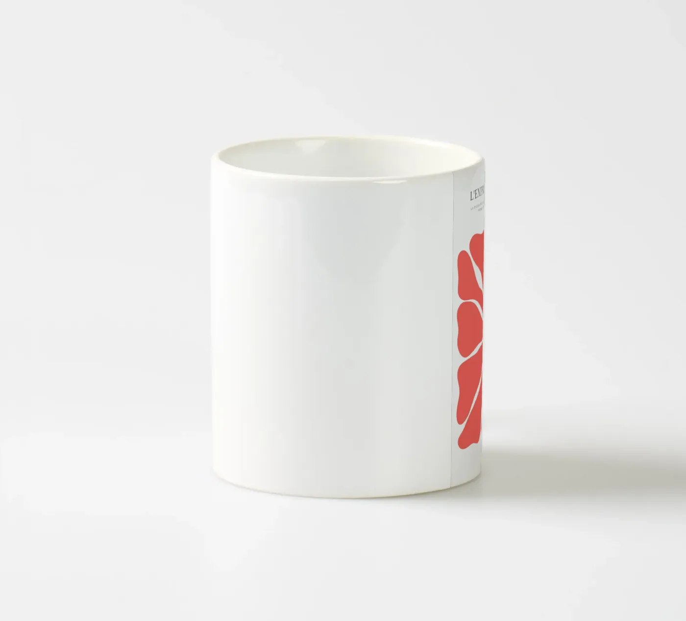 Dancing Flower ceramic mug by RS LAB STUDIO