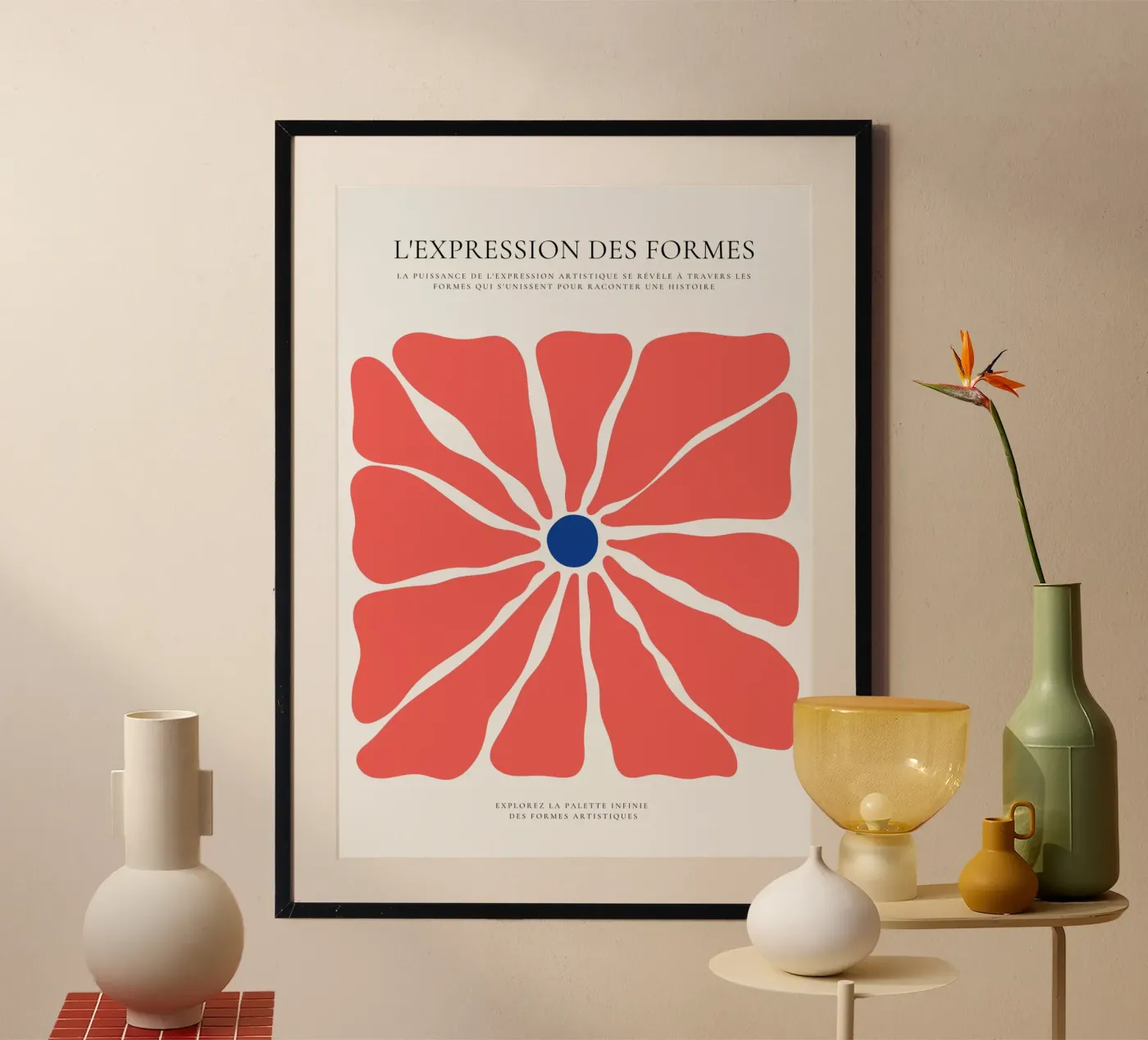 Dancing Flower poster by RS LAB STUDIO