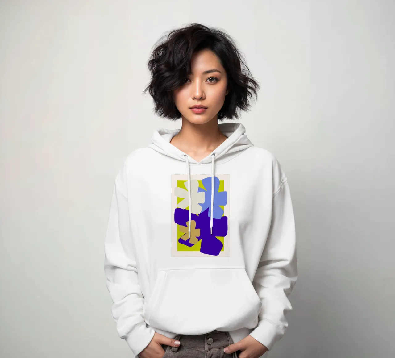 Fiori in Fusione felpa con cappuccio da RS LAB STUDIO