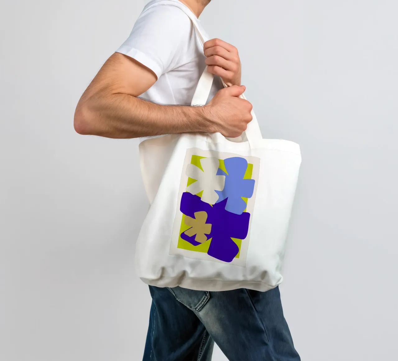 Fiori in Fusione borsa in juta da RS LAB STUDIO