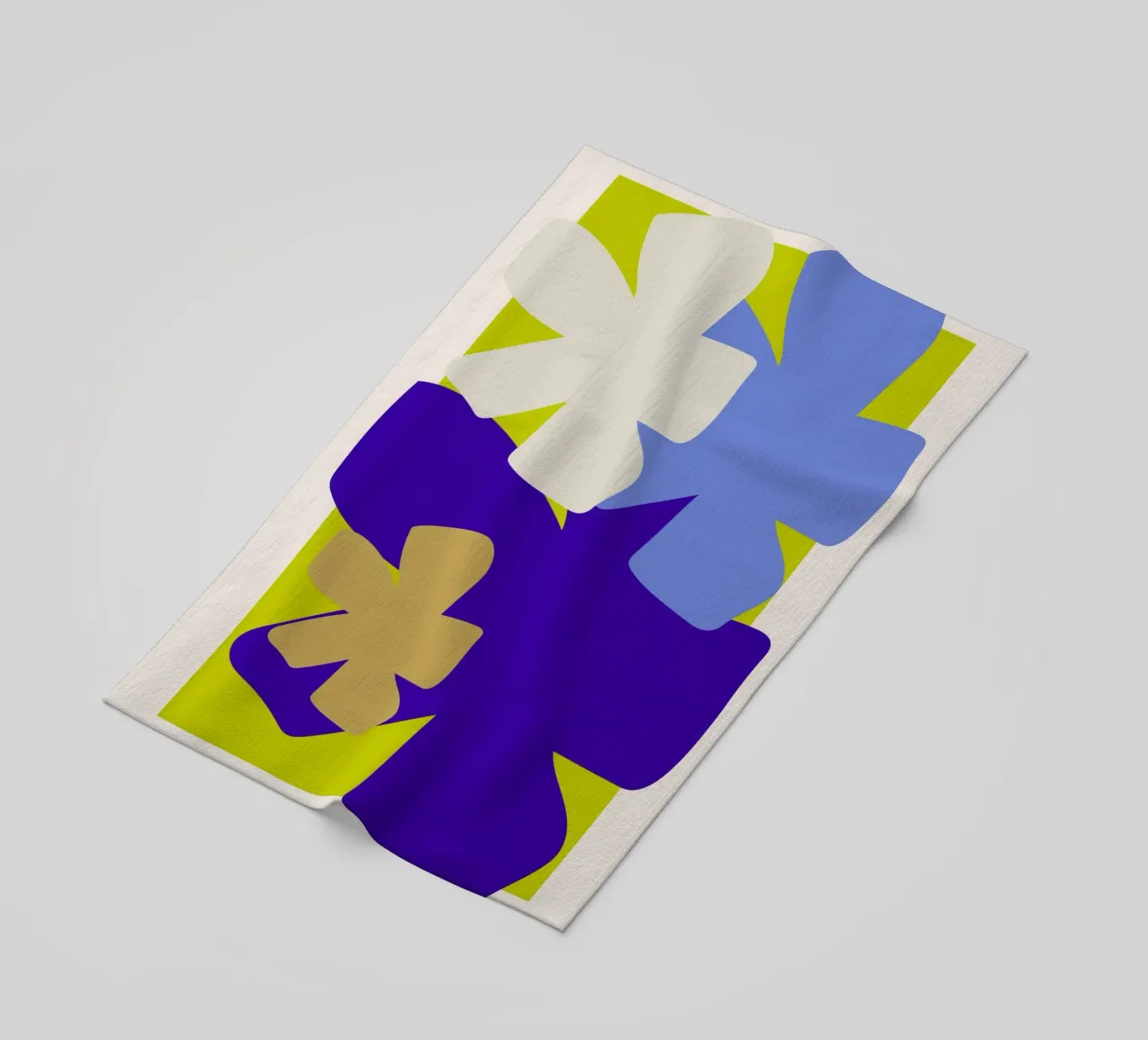 Fiori in Fusione telo mare da RS LAB STUDIO