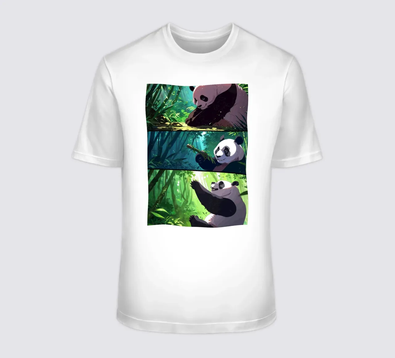 Il paradiso dei panda t-shirt da artdesign1985