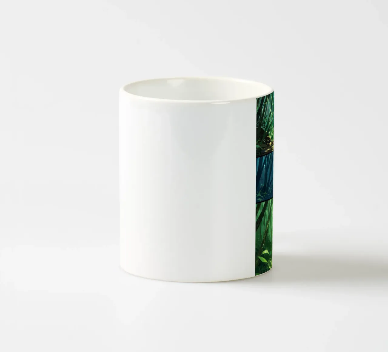 Panda Paradise ceramic mug by artdesign1985