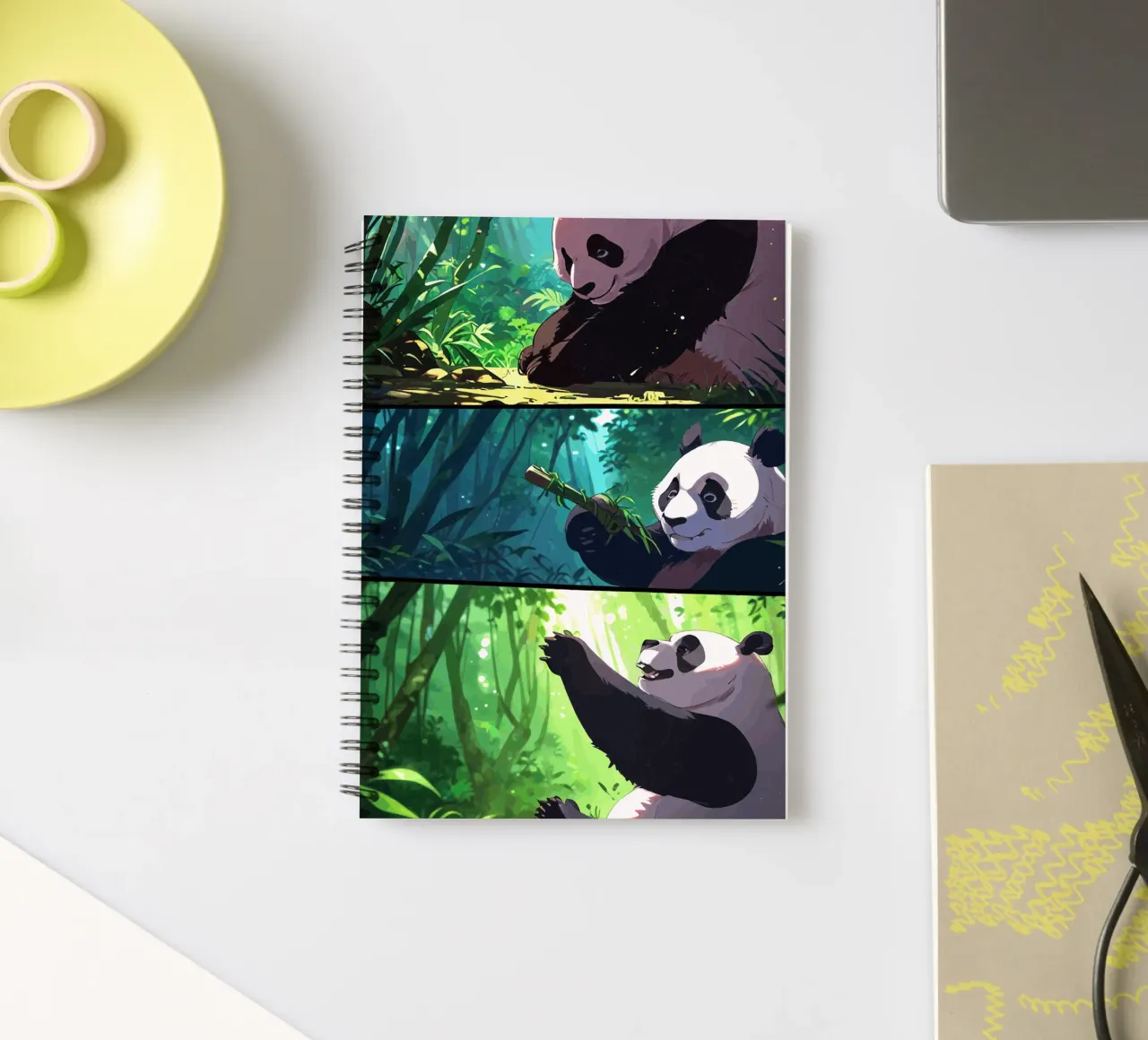 Panda-Paradies Ringbuch von artdesign1985