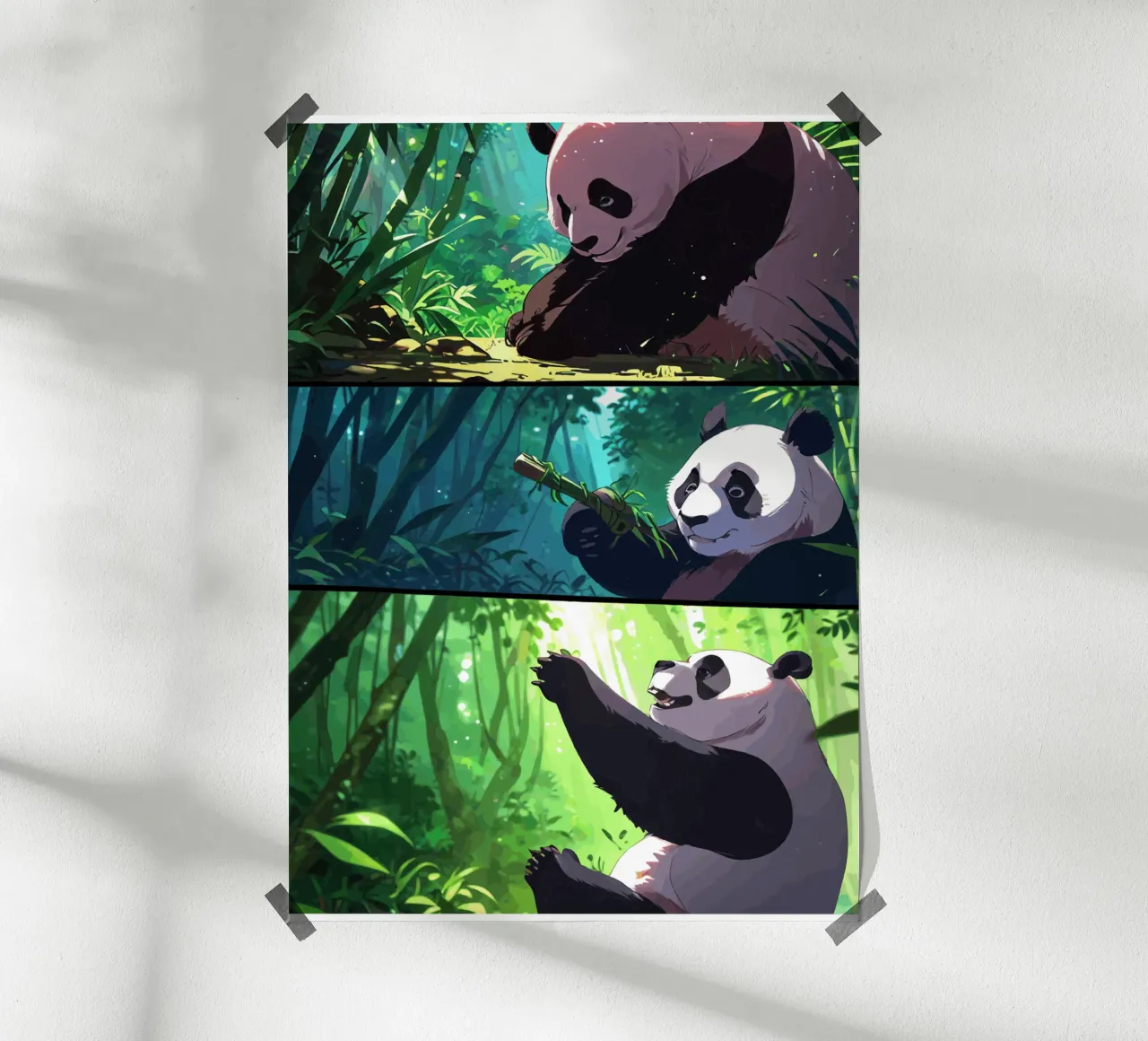 Il paradiso dei panda carta hahnemühle da artdesign1985
